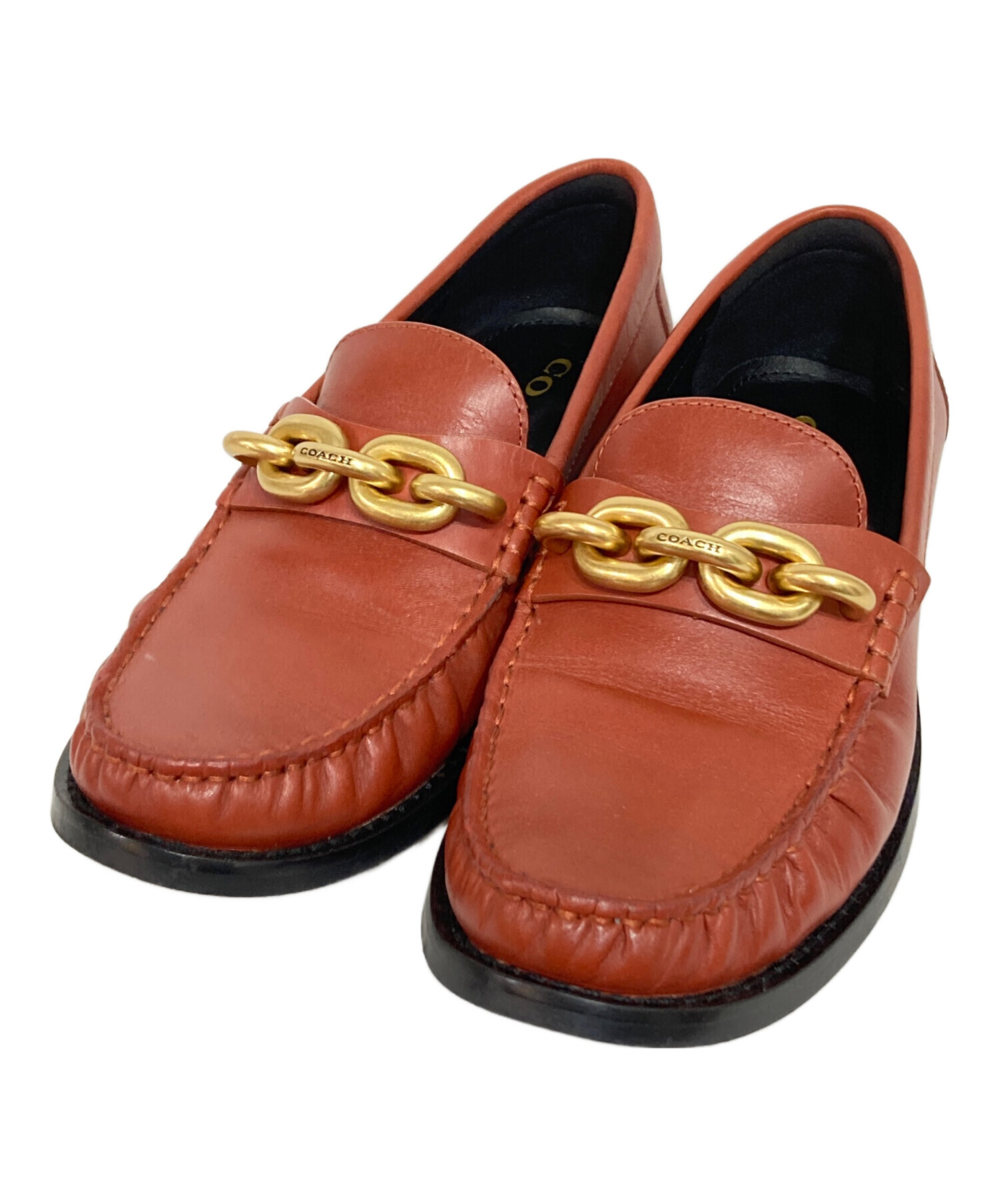 中古・古着通販】COACH (コーチ) ジェス ローファー ブラウン サイズ 