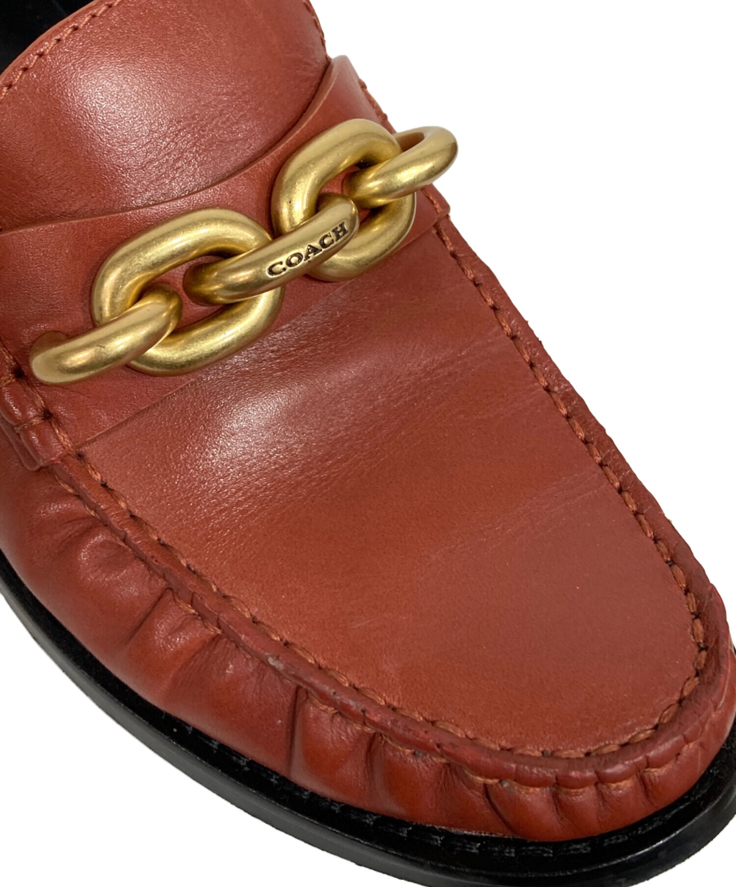 中古・古着通販】COACH (コーチ) ジェス ローファー ブラウン サイズ 