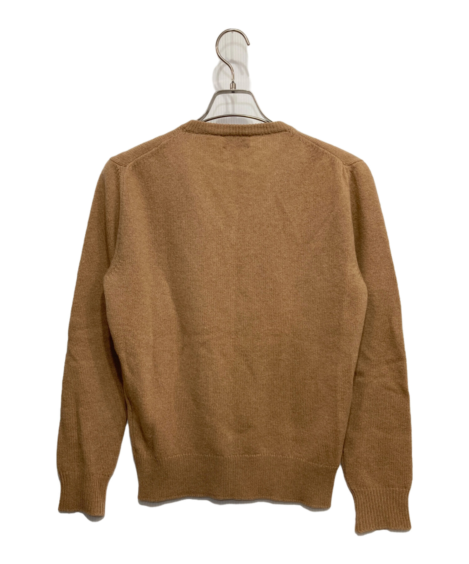 中古・古着通販】maison kitsune (メゾンキツネ) Vネックウールニット 