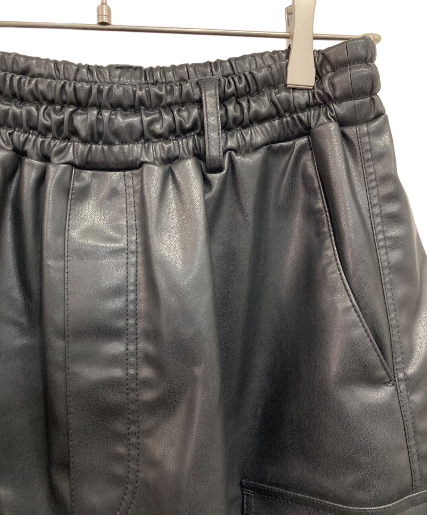 AMNJX フェイクレザーパンツ M GOAT SAVE AMNJX フェイクレザーパンツ M GOAT SAVE amnjx 平本蓮 合成皮革