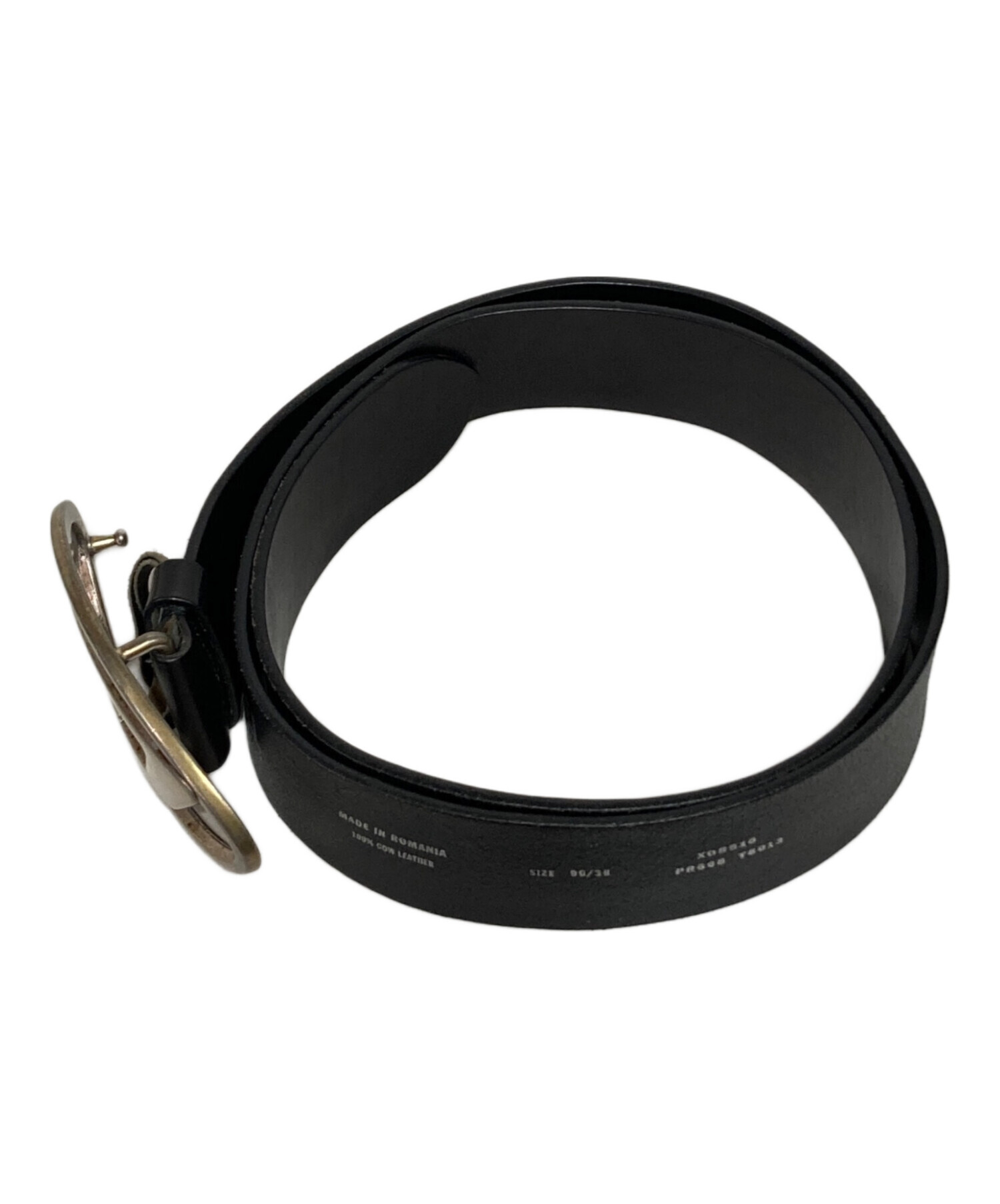 中古・古着通販】DIESEL (ディーゼル) D バックルベルト ブラック 