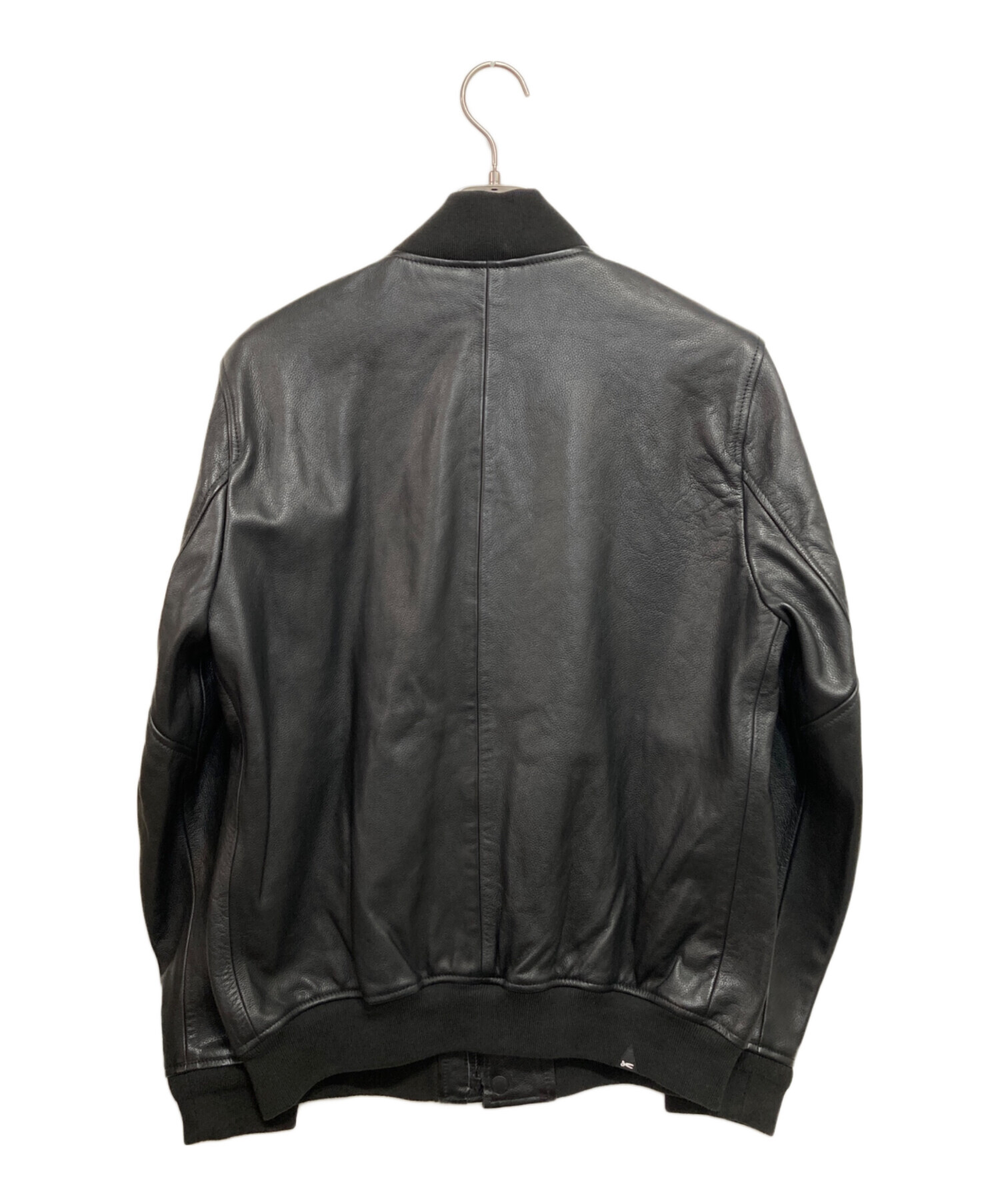 中古・古着通販】Denham (デンハム) レザーブルゾン ブラック サイズ:M