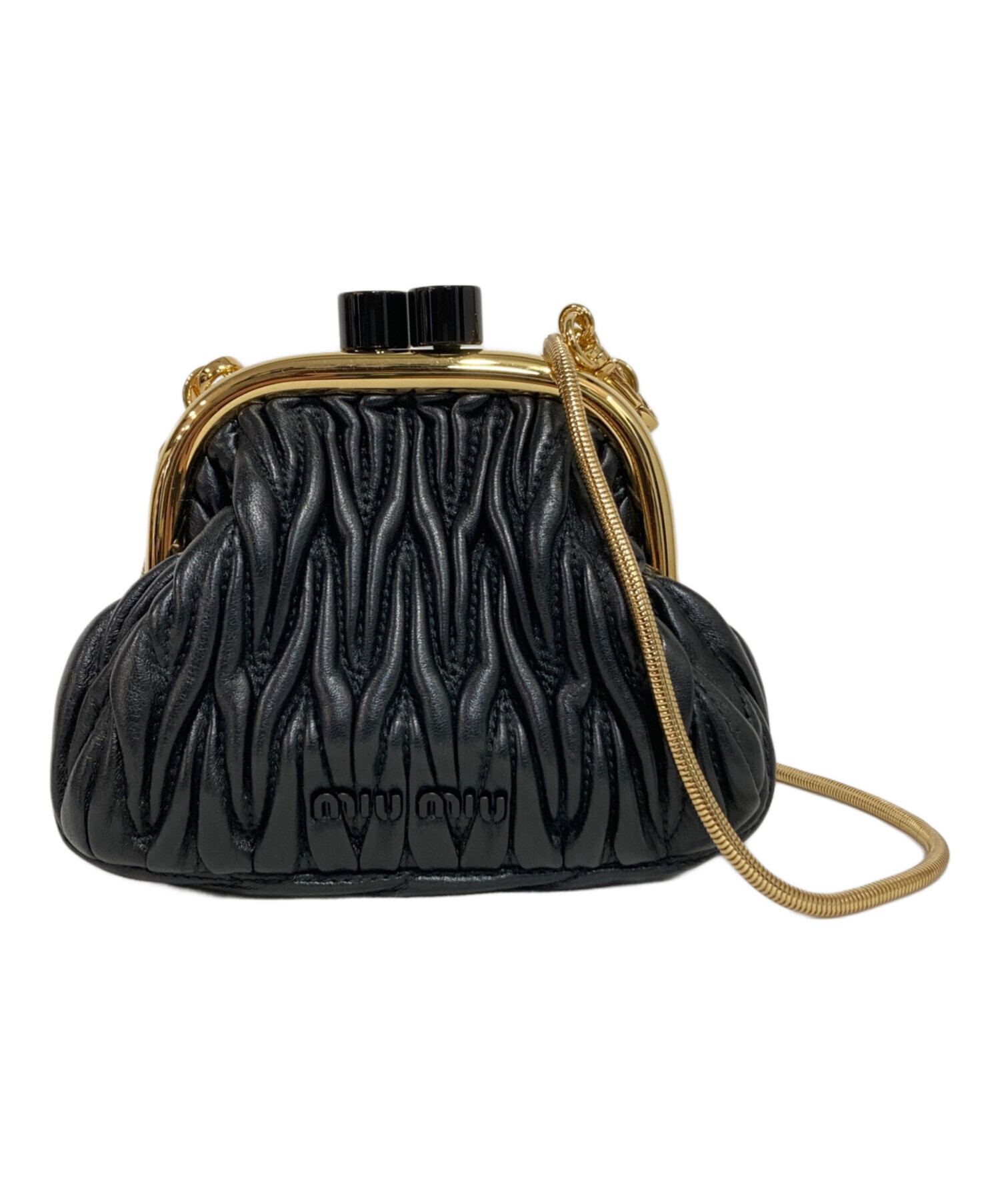 中古・古着通販】MIU MIU (ミュウミュウ) ベル-ナッペレザーバッグ