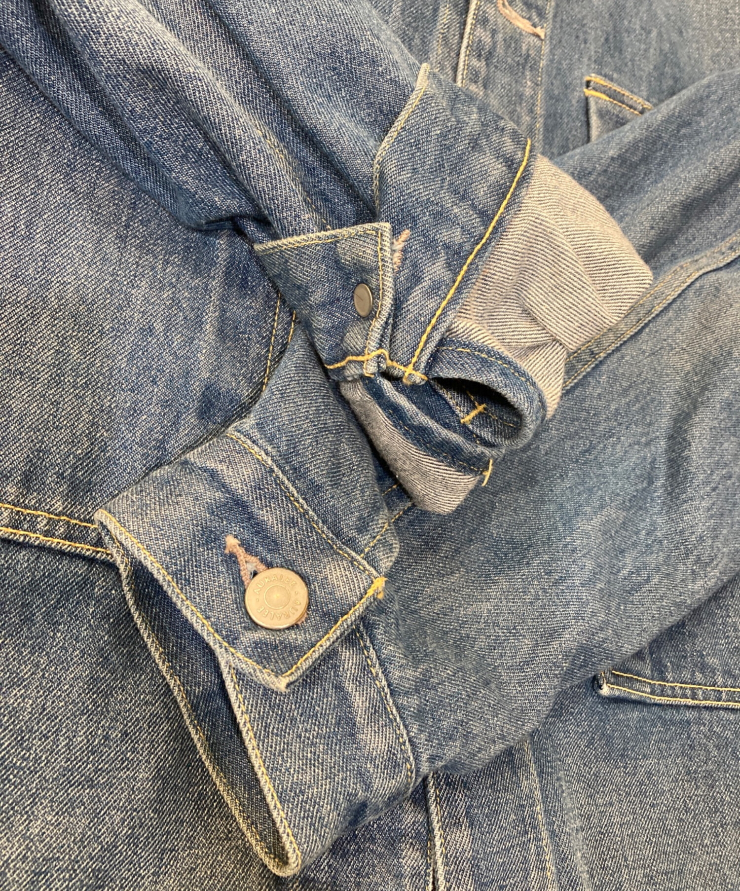 中古・古着通販】AURALEE (オーラリー) ハードツイストデニムブルゾン