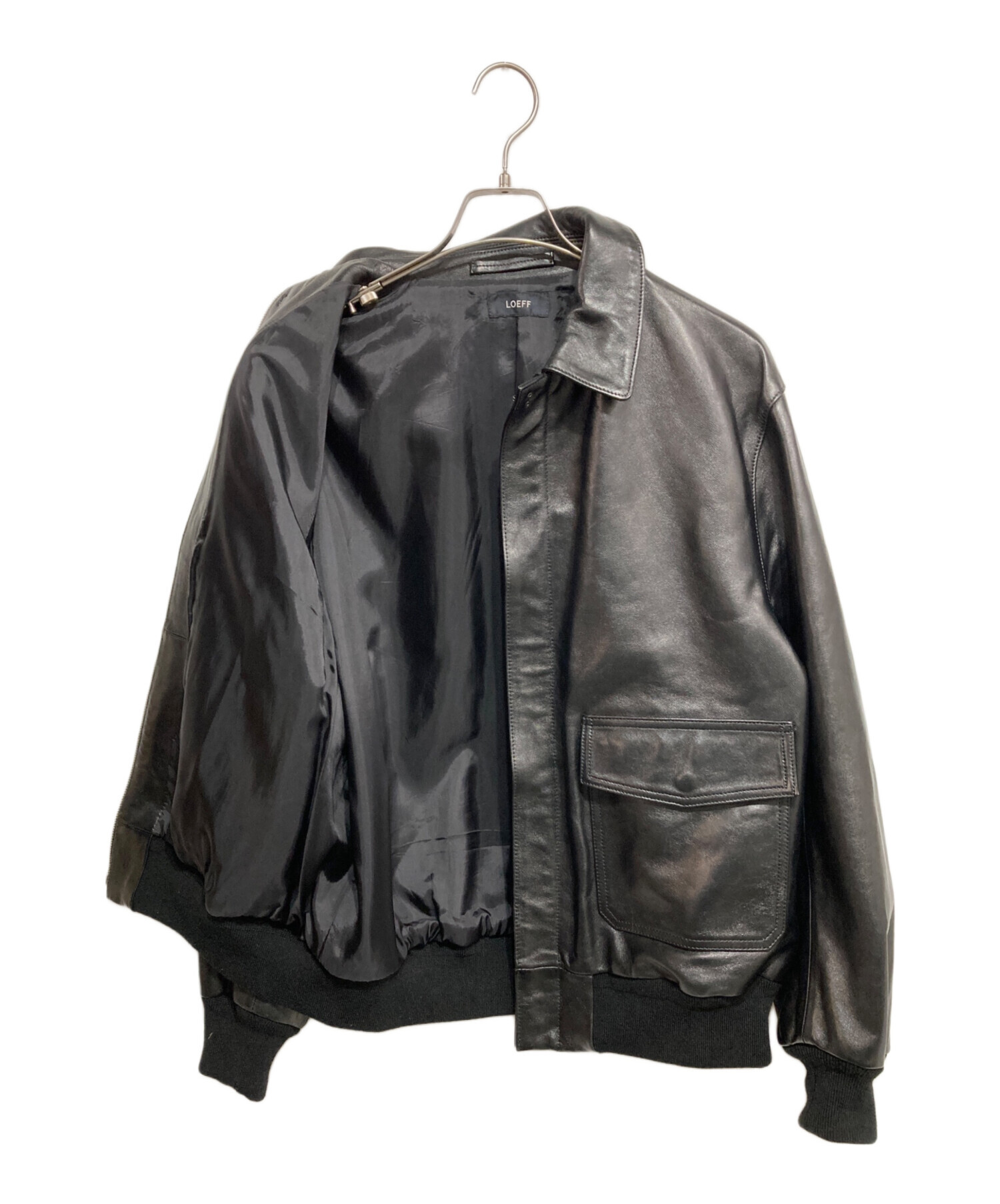 中古・古着通販】LOEFF (ロエフ) ラムレザー フライトジャケット