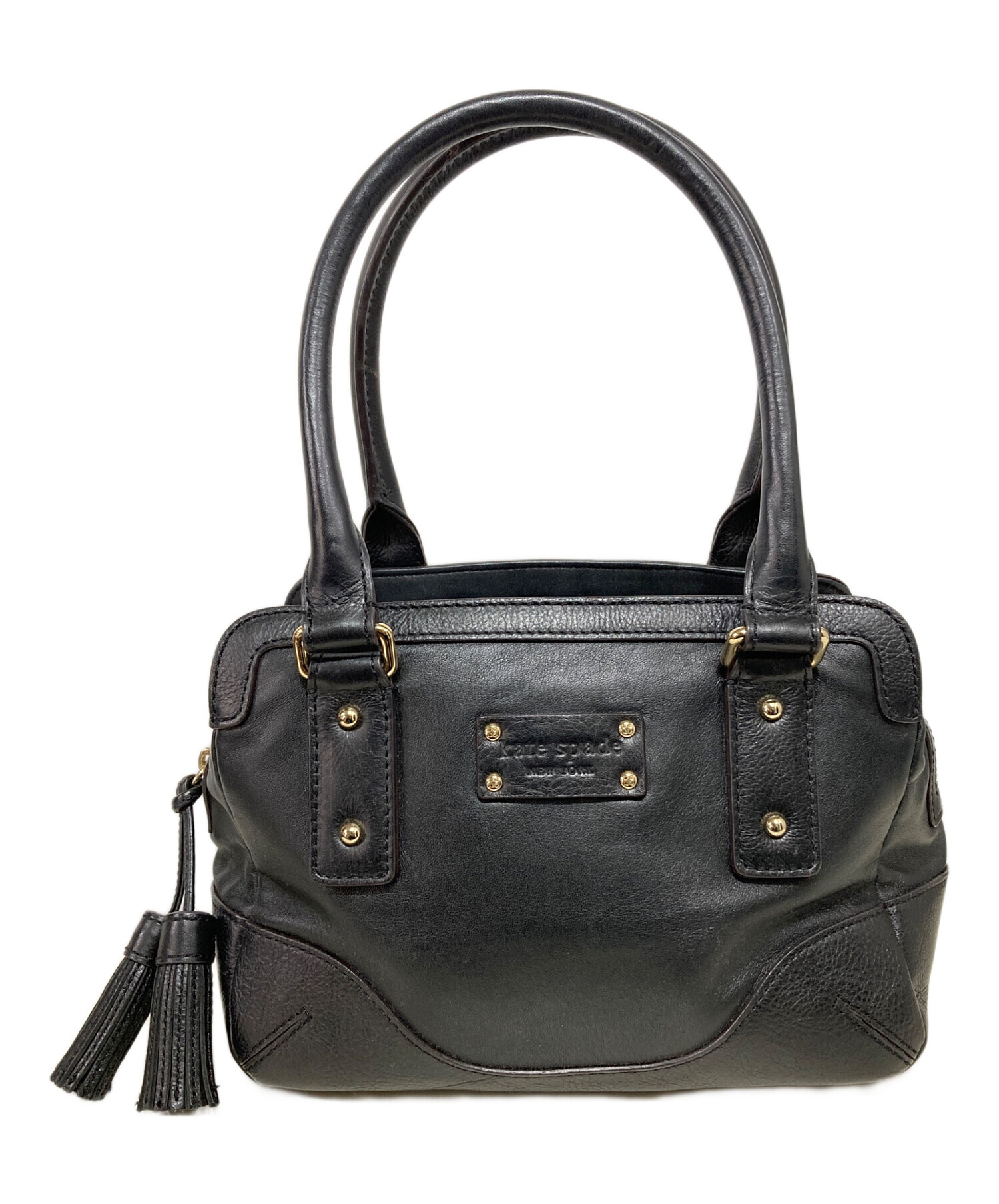 中古・古着通販】Kate Spade (ケイトスペード) ハンドバッグ ブラック 