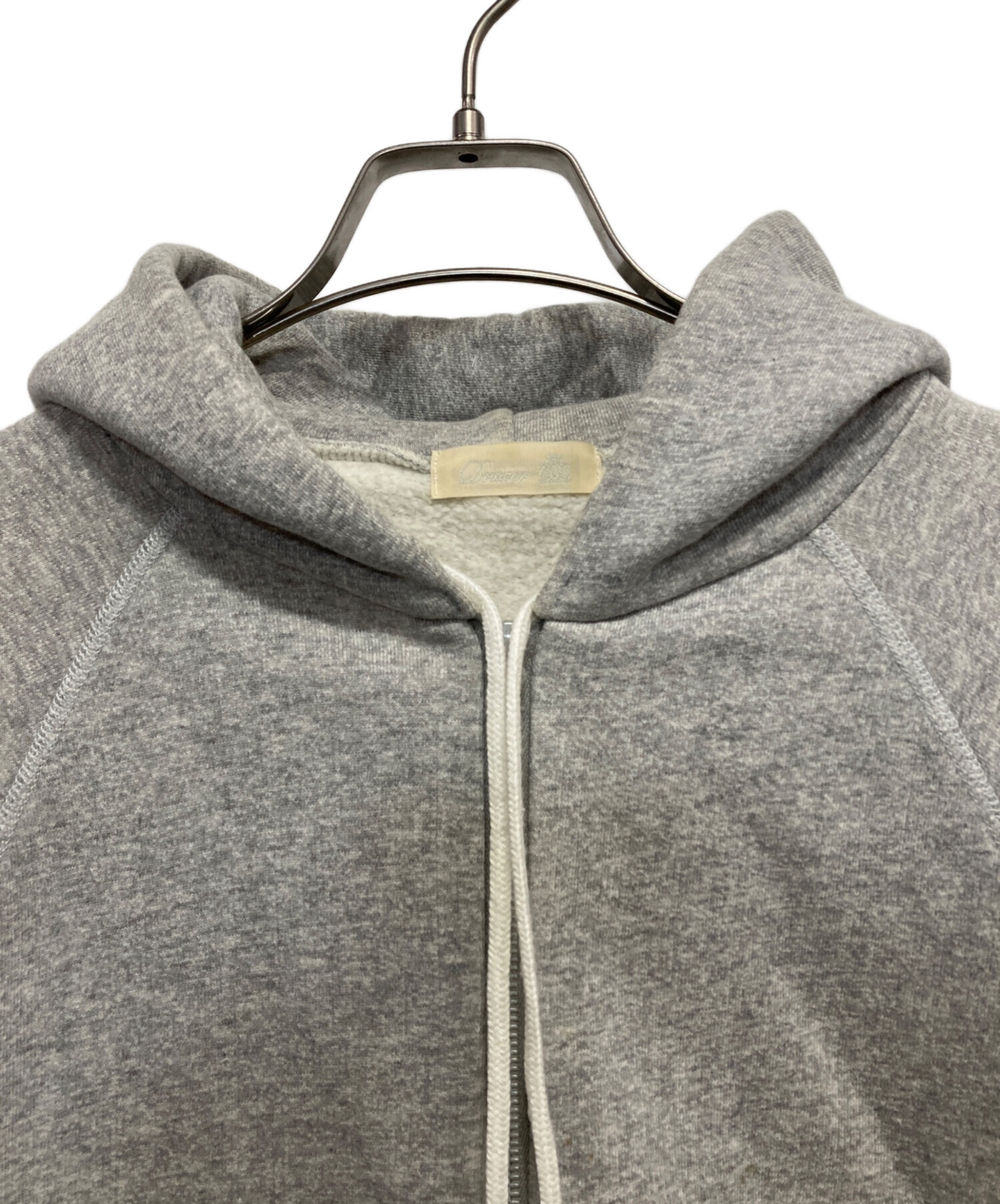 中古・古着通販】DRAWER (ドゥロワー) ツリウラケジップパーカー