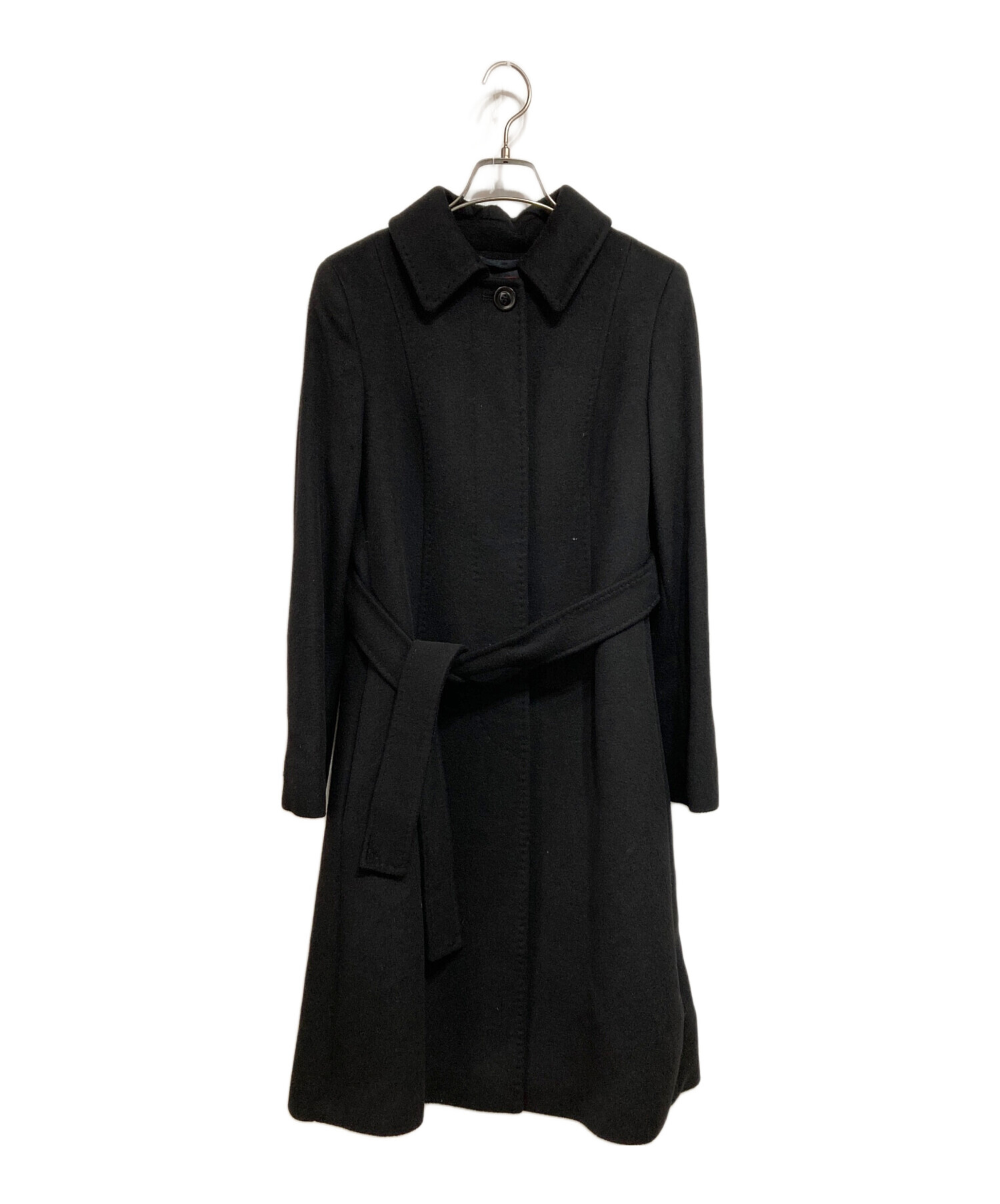 Max Mara バージンウールコート　ブラック Max Mara(マックスマーラ)｜【'S Max Mara】POLDO ヴァージンウール