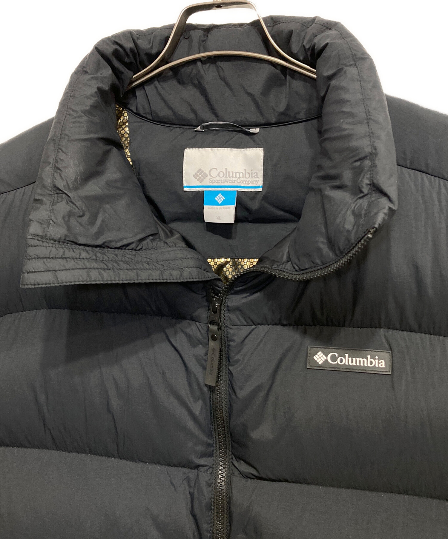 中古・古着通販】Columbia (コロンビア) ダウンベスト ブラック サイズ