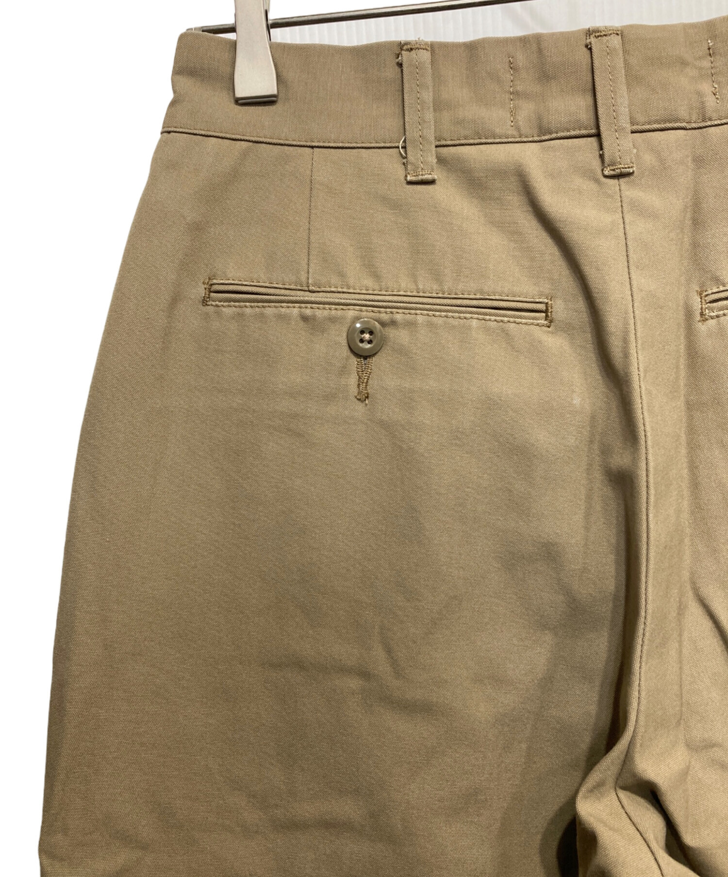 未使用タグ付 シンゾーン HIGH WAIST CHINOPT 36 ベージュ 未使用タグ