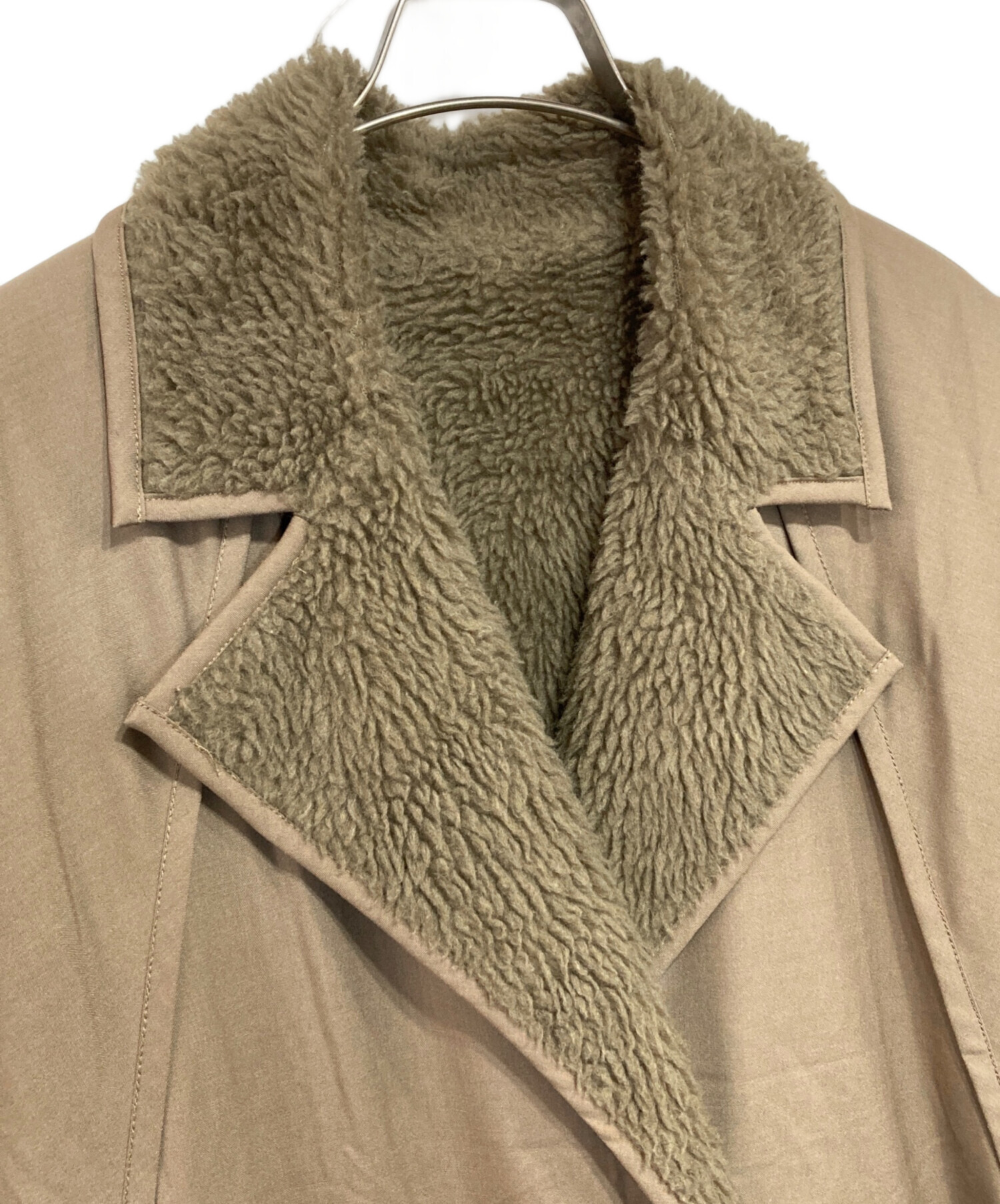 中古・古着通販】CLANE (クラネ) リバーシブルミリタリーロングコート