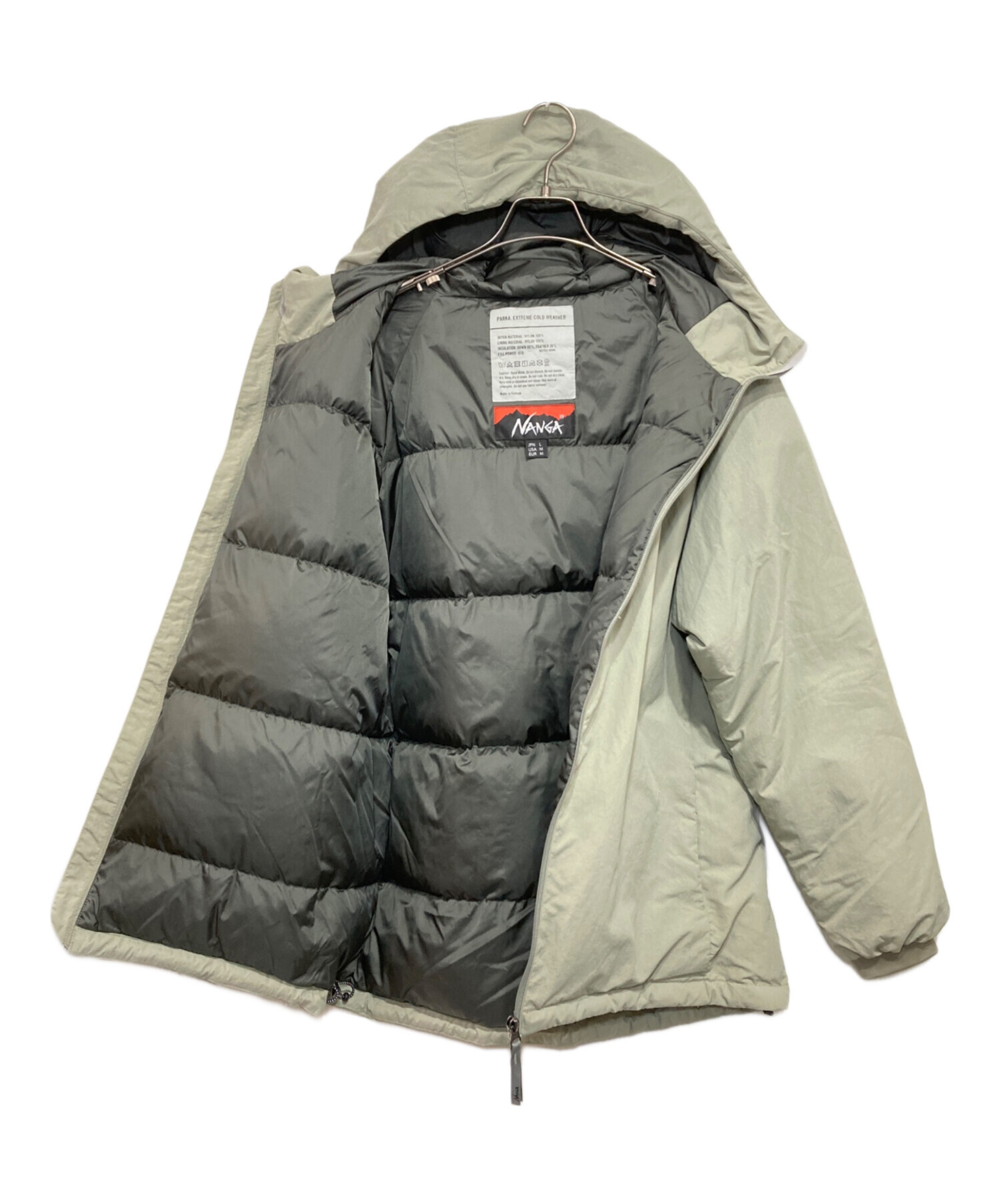 中古・古着通販】NANGA (ナンガ) 別注ニューダウンジャケット グレー