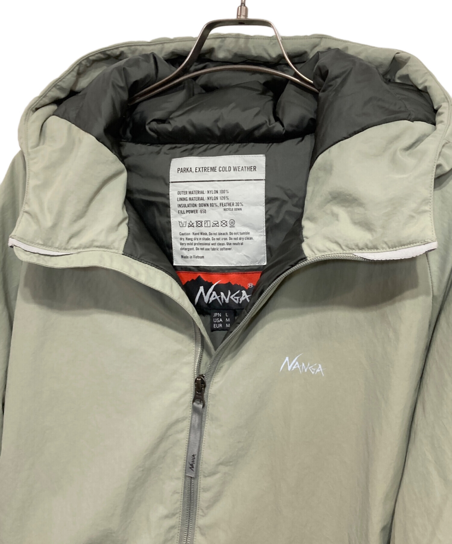 中古・古着通販】NANGA (ナンガ) 別注ニューダウンジャケット グレー