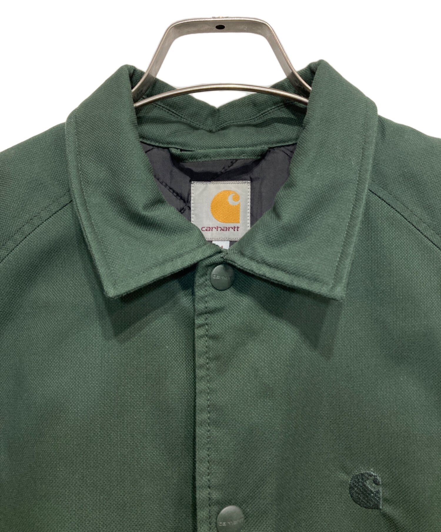 カーハートxステューシーグリーンコート Carhartt（カーハート）の「STUSSY CARHARTT WIP CHORE COAT - Teal