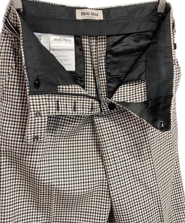 中古・古着通販】MIU MIU (ミュウミュウ) ギンガムチェックバージン