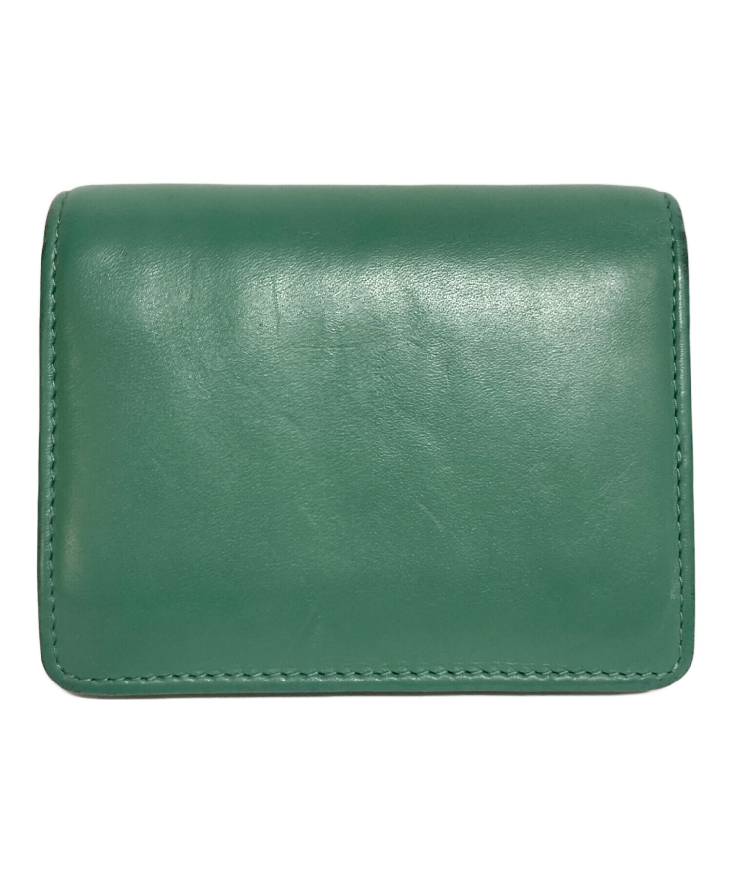 中古・古着通販】MIU MIU (ミュウミュウ) ロゴウォレット グリーン
