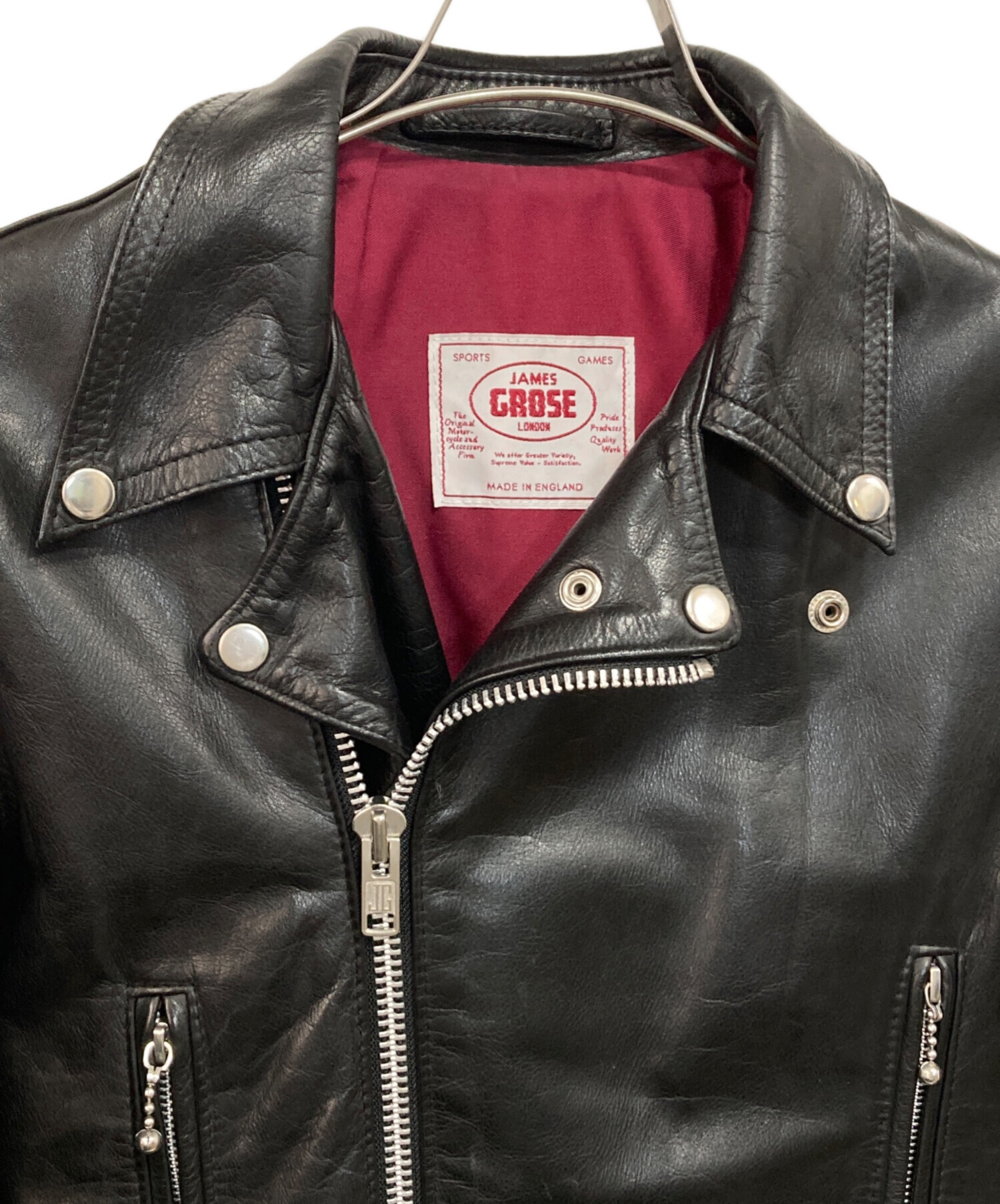 新品未使用品　JAMES GROSE ニューマニラ　ホースレザー　size44 新品未使用品 JAMES GROSE ニューマニラ ホースレザー size44