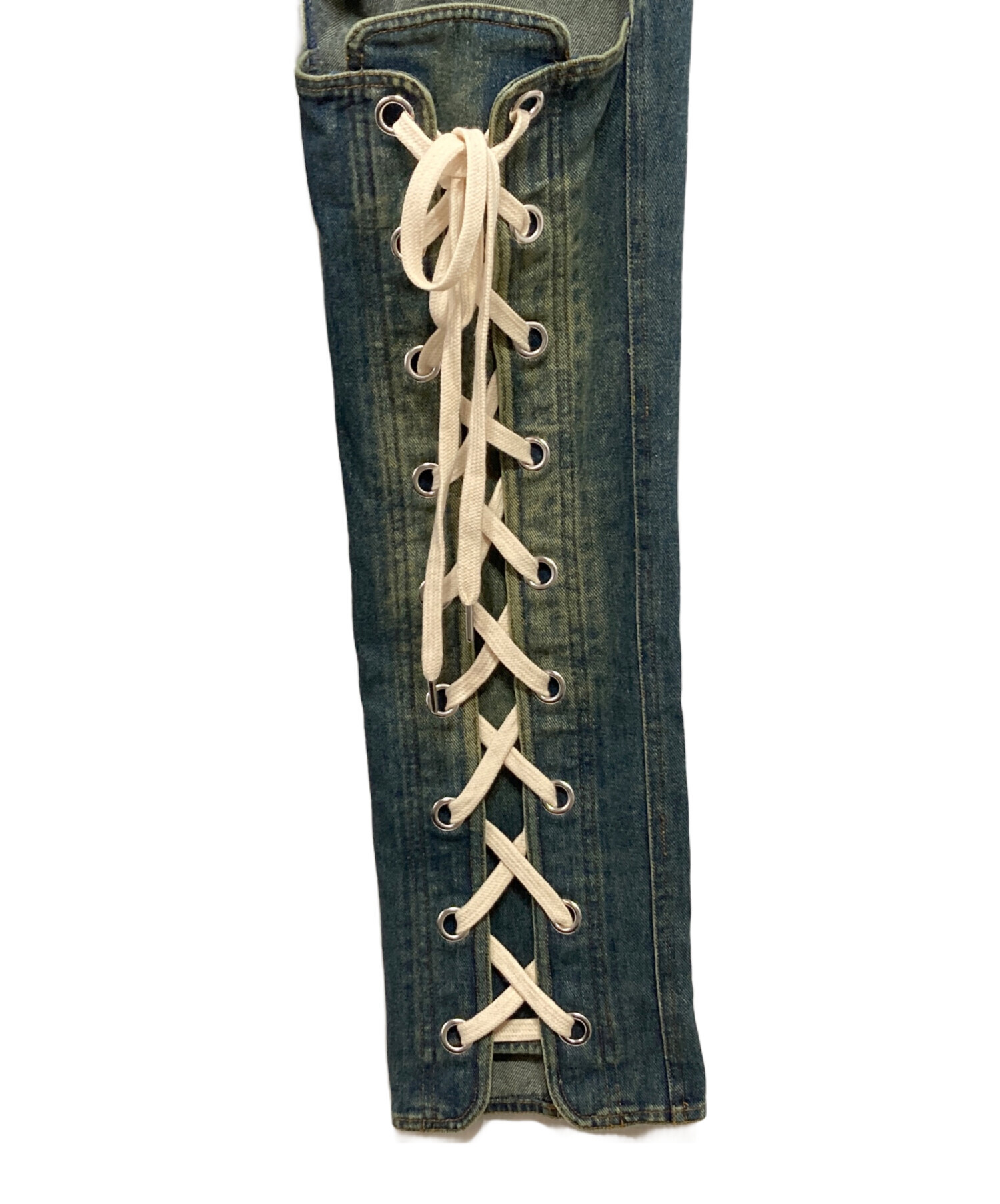 中古・古着通販】PAMEO POSE (パメオポーズ) 加工デニムパンツ