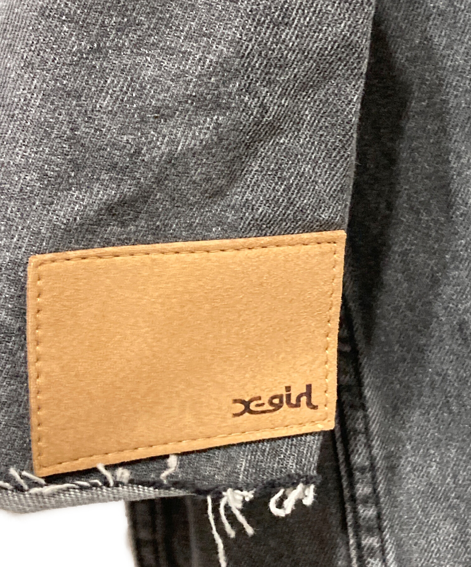 中古・古着通販】X-GIRL (エックスガール) OVERDYED ZIP UP DENIM