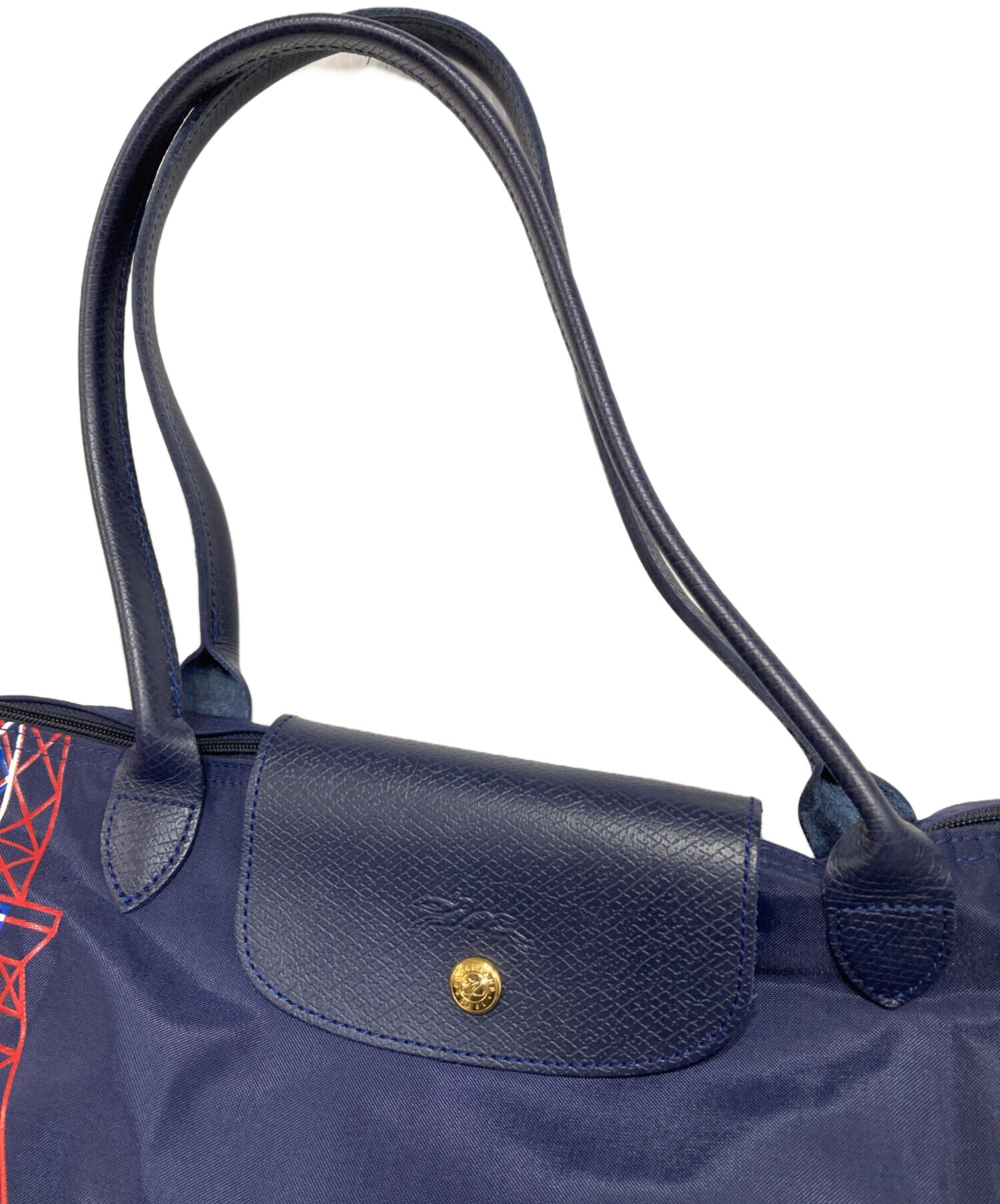 中古・古着通販】LONGCHAMP (ロンシャン) エッフェル塔 トートバッグ