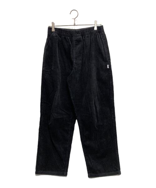 ザク様 WTAPS コーデュロイ テーパードパンツ 03 ブラック 2024AW ザク様 WTAPS コーデュロイ テーパードパンツ 03 ブラック 2024AW