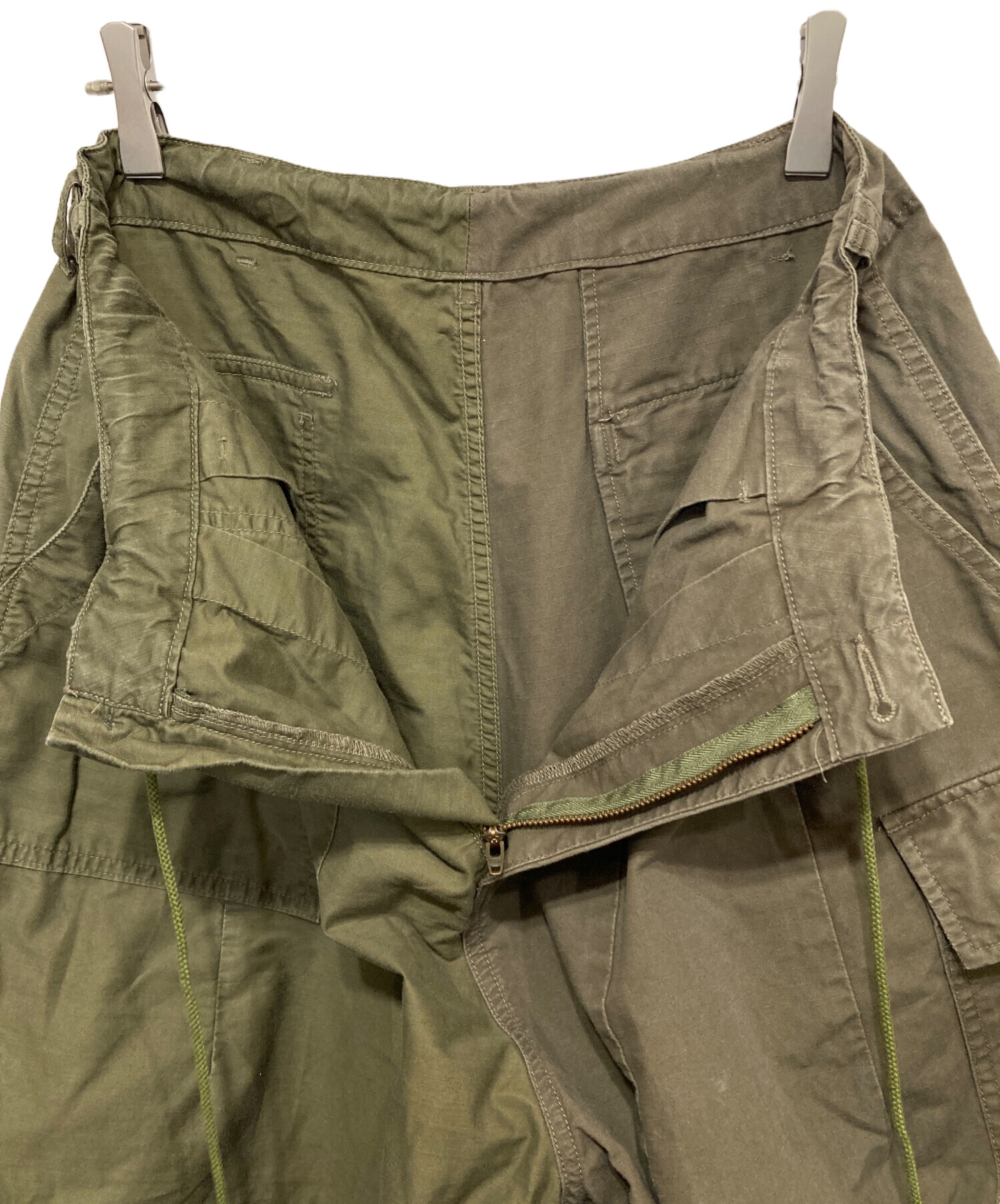 needles   ☆ ヒザデルパンツ  ☆  オリーブ色  サイズ 2 ニードルス ヒザデルパンツ オリーブ サイズ2 NEEDLES/ニードルズ/H