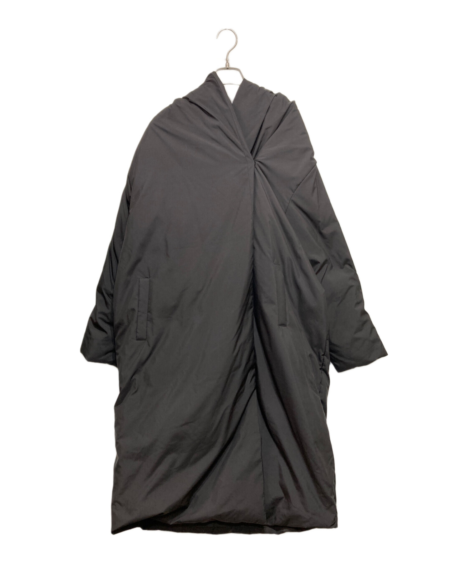 中古・古着通販】mizuiro-ind (ミズイロインド) ダウンコート ブラック 