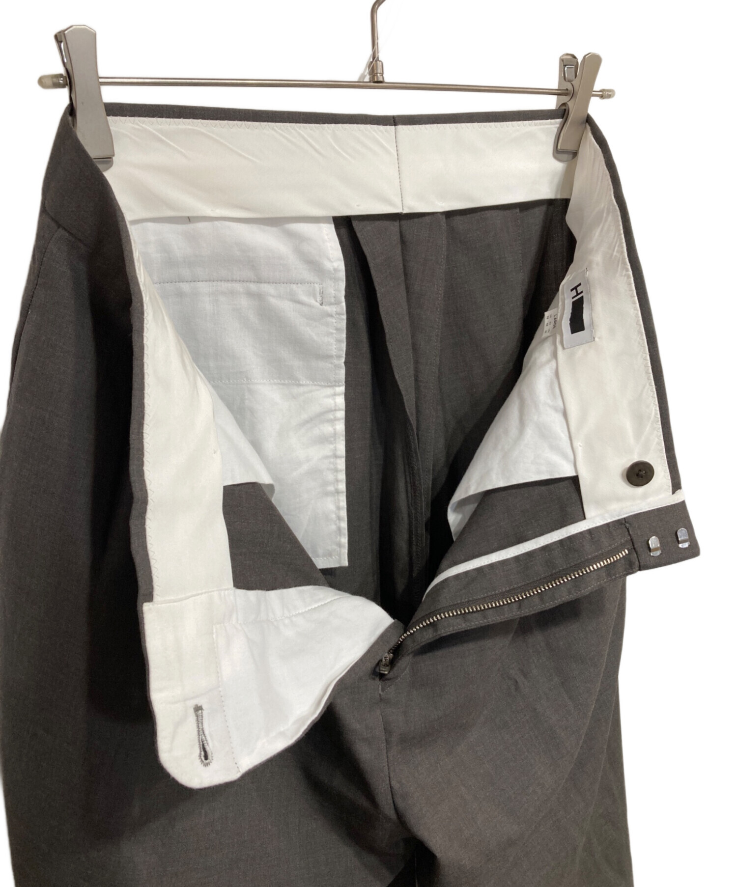 H BEAUTY&YOUTH 今期新作25SSウールトロピカル ワイドパンツ 中古・古着通販】H BEAUTY&YOUTH (エイチ ビューティー&ユース) ウール