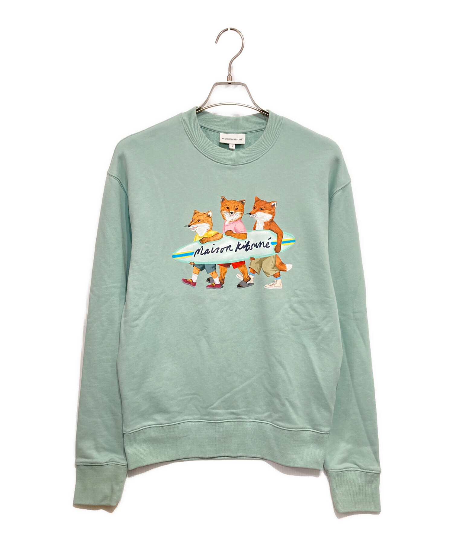 Maison Kitsune メゾンキツネ スウェット　トレーナー サーフィン 中古・古着通販】MAISON KITSUNE (メゾンキツネ) SURFING FOXES シー