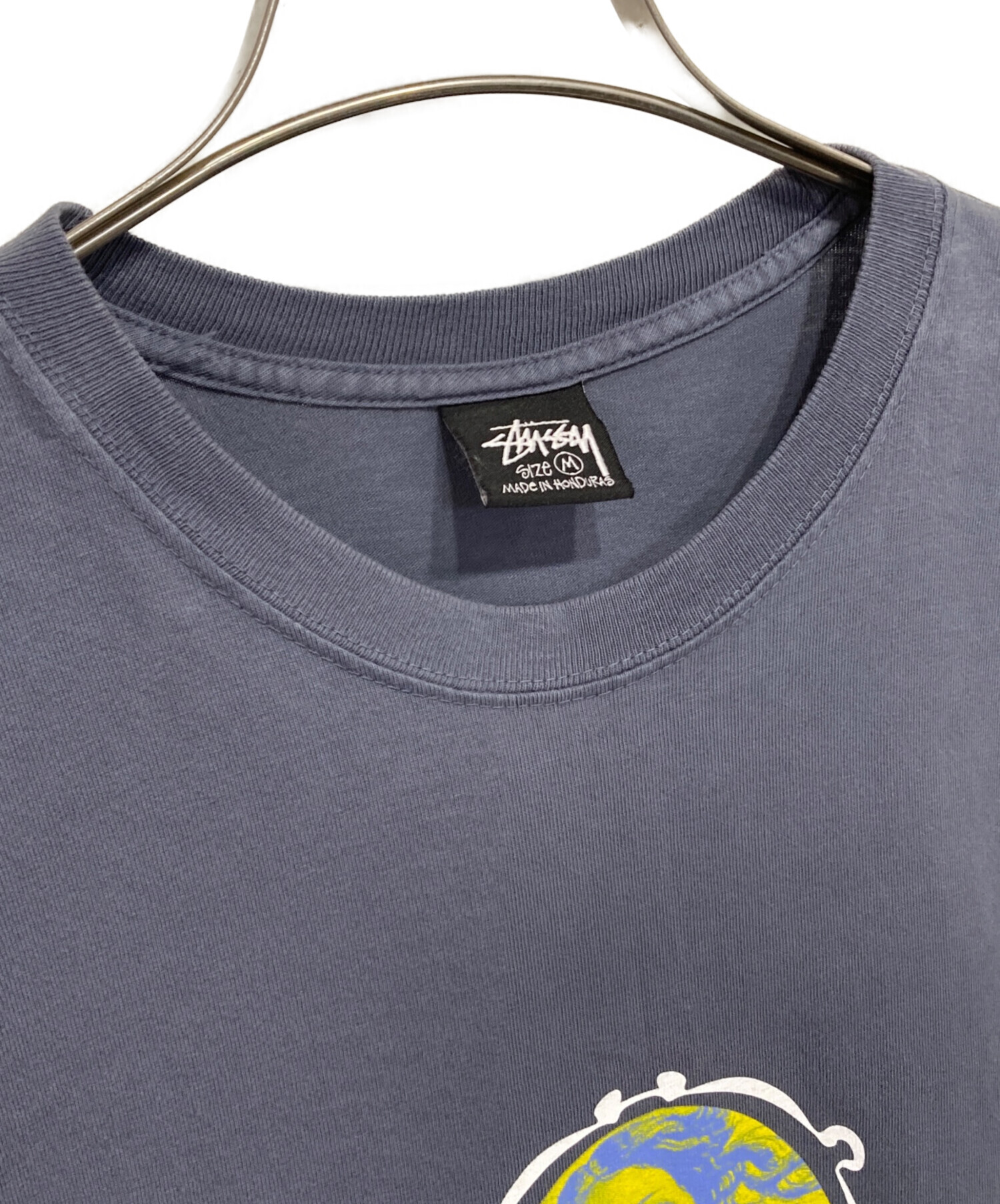 中古・古着通販】stussy (ステューシー) プリントTシャツ グレー