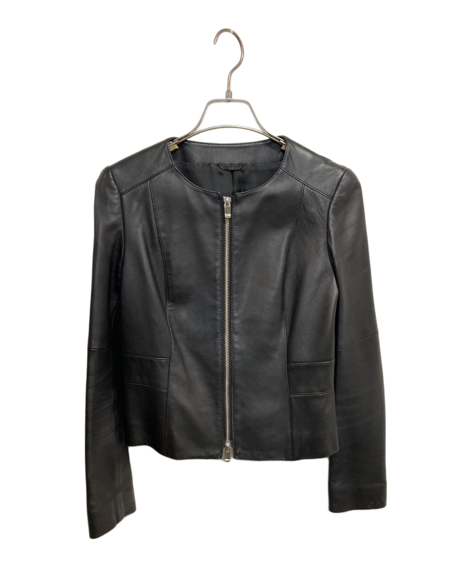 ANAYI アナイ　レザージャケット　ブラック　36 中古・古着通販】ANAYI (アナイ) レザージャケット ブラック サイズ:36