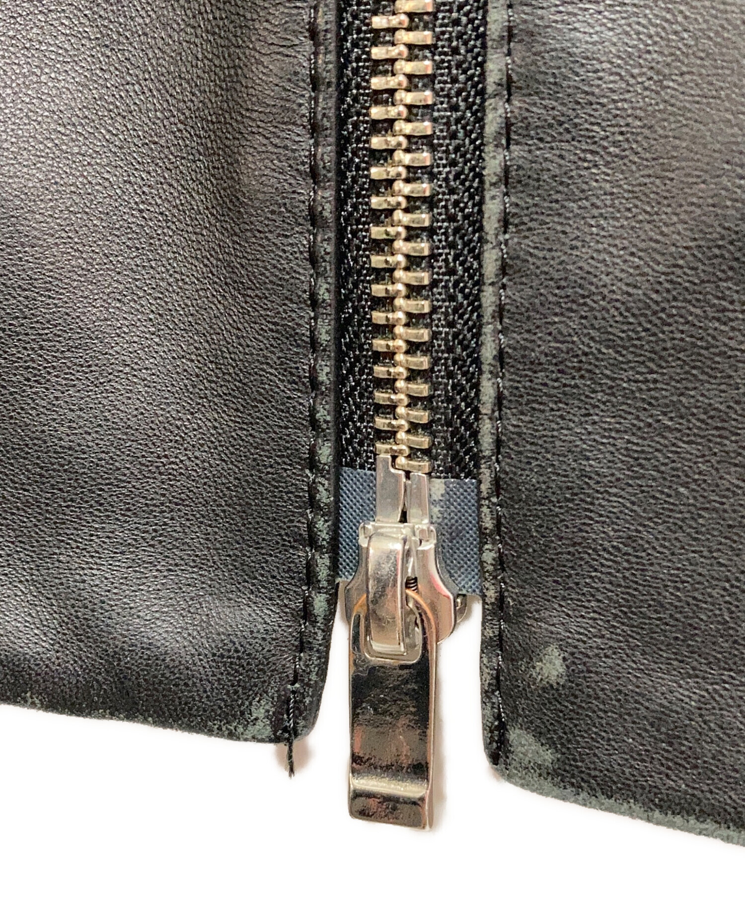 中古・古着通販】ANAYI (アナイ) レザージャケット ブラック サイズ:36