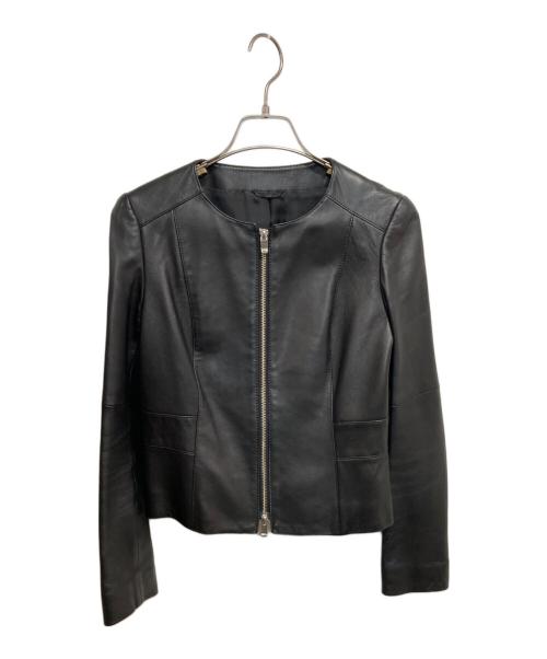 ANAYI アナイ　黒 レザージャケット 38号 trim_ofany_item3470df865a2711e