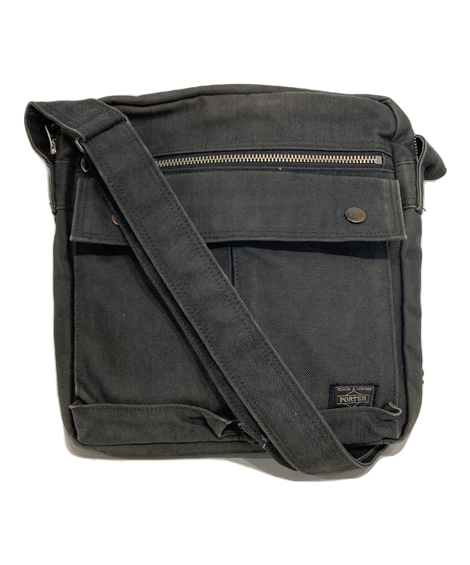 中古・古着通販】PORTER (ポーター) ショルダーバッグ グレー 