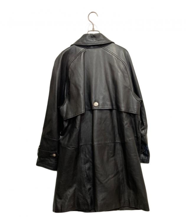 クレージュ courreges レザーコート 中古・古着通販】courreges (クレージュ) レザートレンチコート