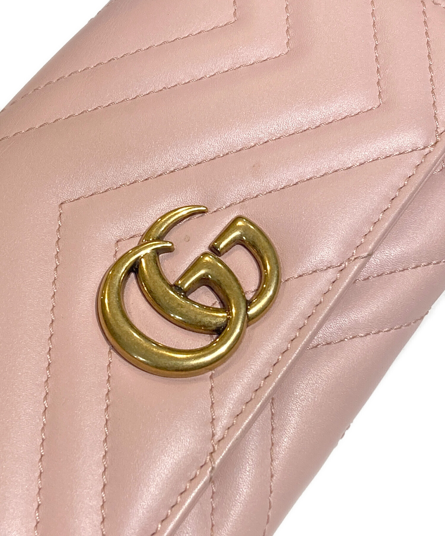 【未使用】GUCCI ダブルG 長財布 ポーセリンローズ ピンクベージュ 正規品 未使用】GUCCI ダブルG 長財布 ポーセリンローズ ピンクベージュ 正規