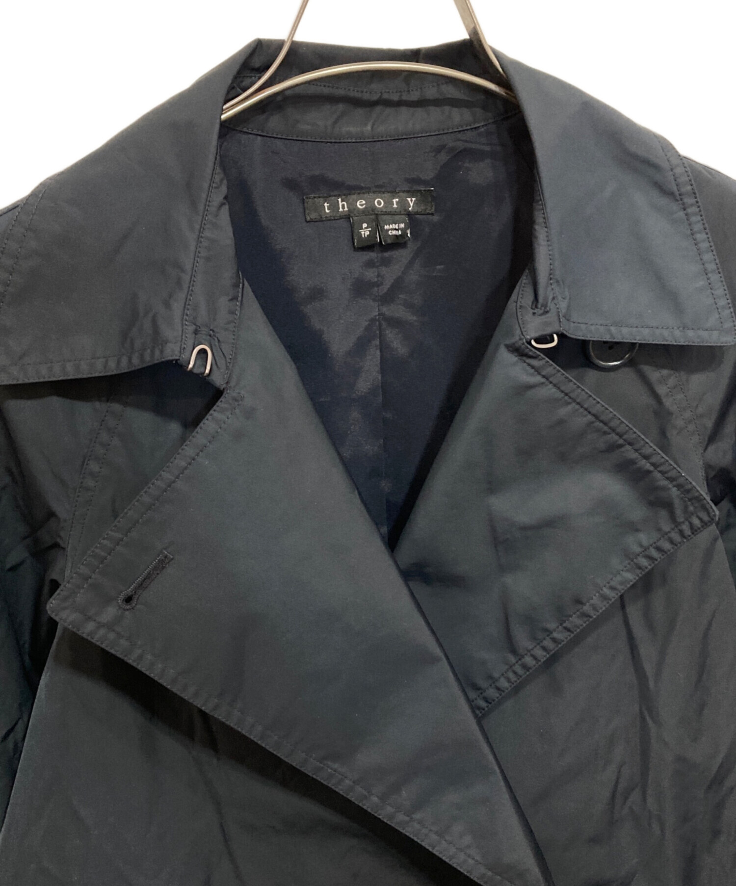 中古・古着通販】theory (セオリー) ナイロンブレンドスプリングコート
