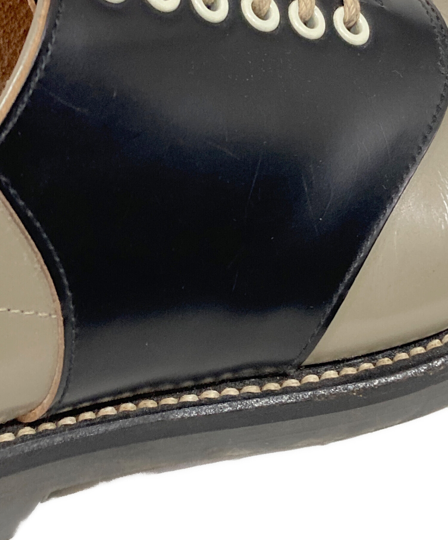 中古・古着通販】REGAL (リーガル) サドルシューズ ブラック×グレー