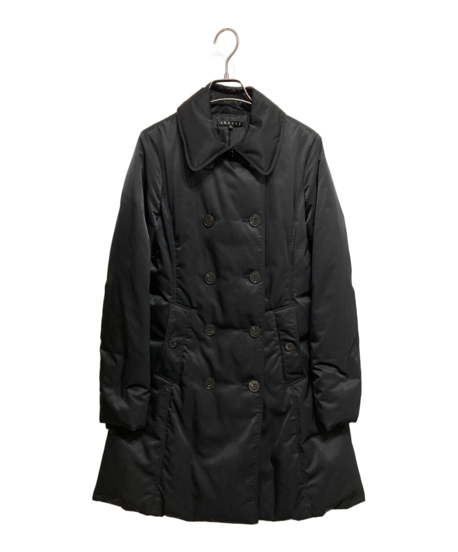 中古・古着通販】theory (セオリー) ダウンジャケット ブラック サイズ