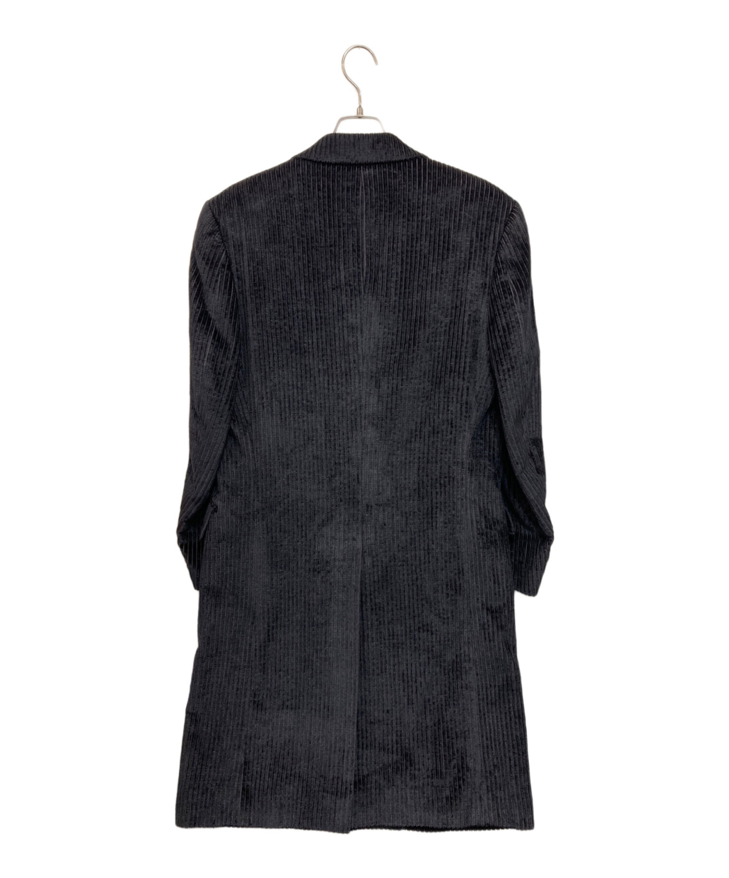 vintage KENZO ケンゾー ロングコート 3 ブラック コーデュロイ vintage KENZO ケンゾー ロングコート 3 ブラック コーデュロイ