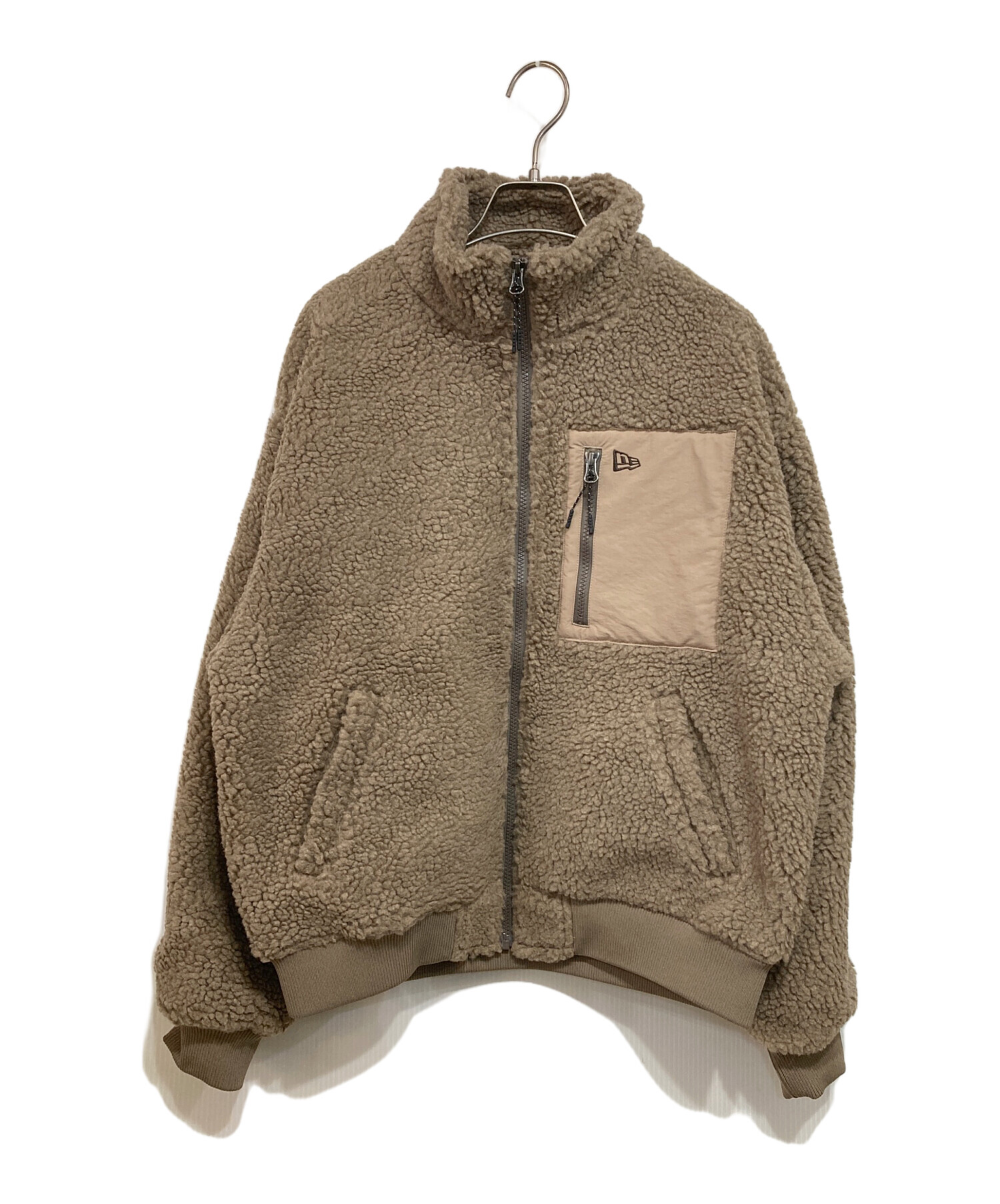 中古・古着通販】New Era (ニューエラ) フリースBOXロゴジャケット