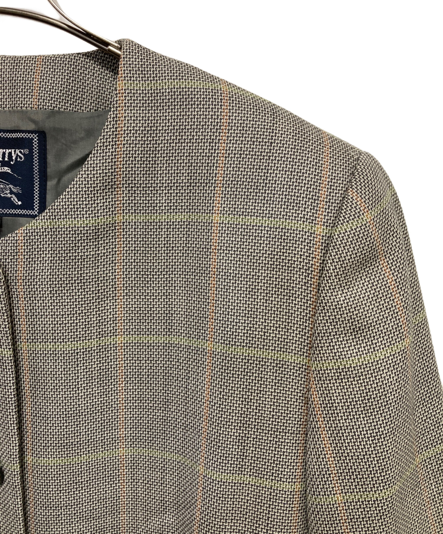 中古・古着通販】Burberry's (バーバリーズ) ノーカラージャケット