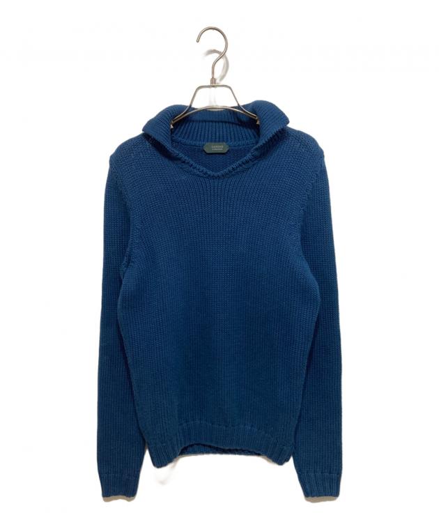 中古・古着通販】Zanone (ザノーネ) ニット ブルー サイズ:46