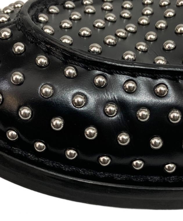 中古・古着通販】MIU MIU (ミュウミュウ) スタッズトリムローファー