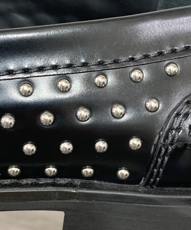 中古・古着通販】MIU MIU (ミュウミュウ) スタッズトリムローファー