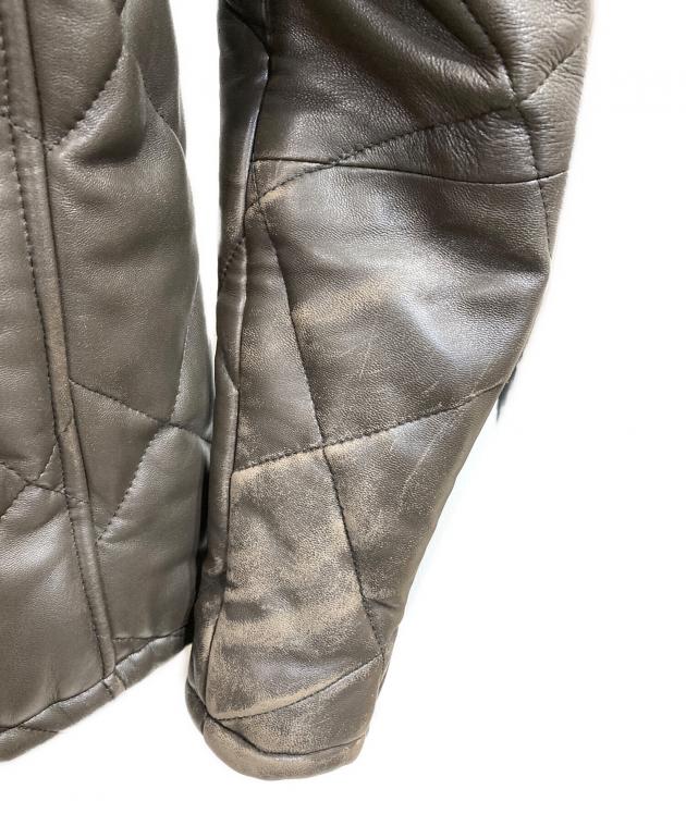 中古・古着通販】NO ID. (ノーアイディー) ラムレザージャケット