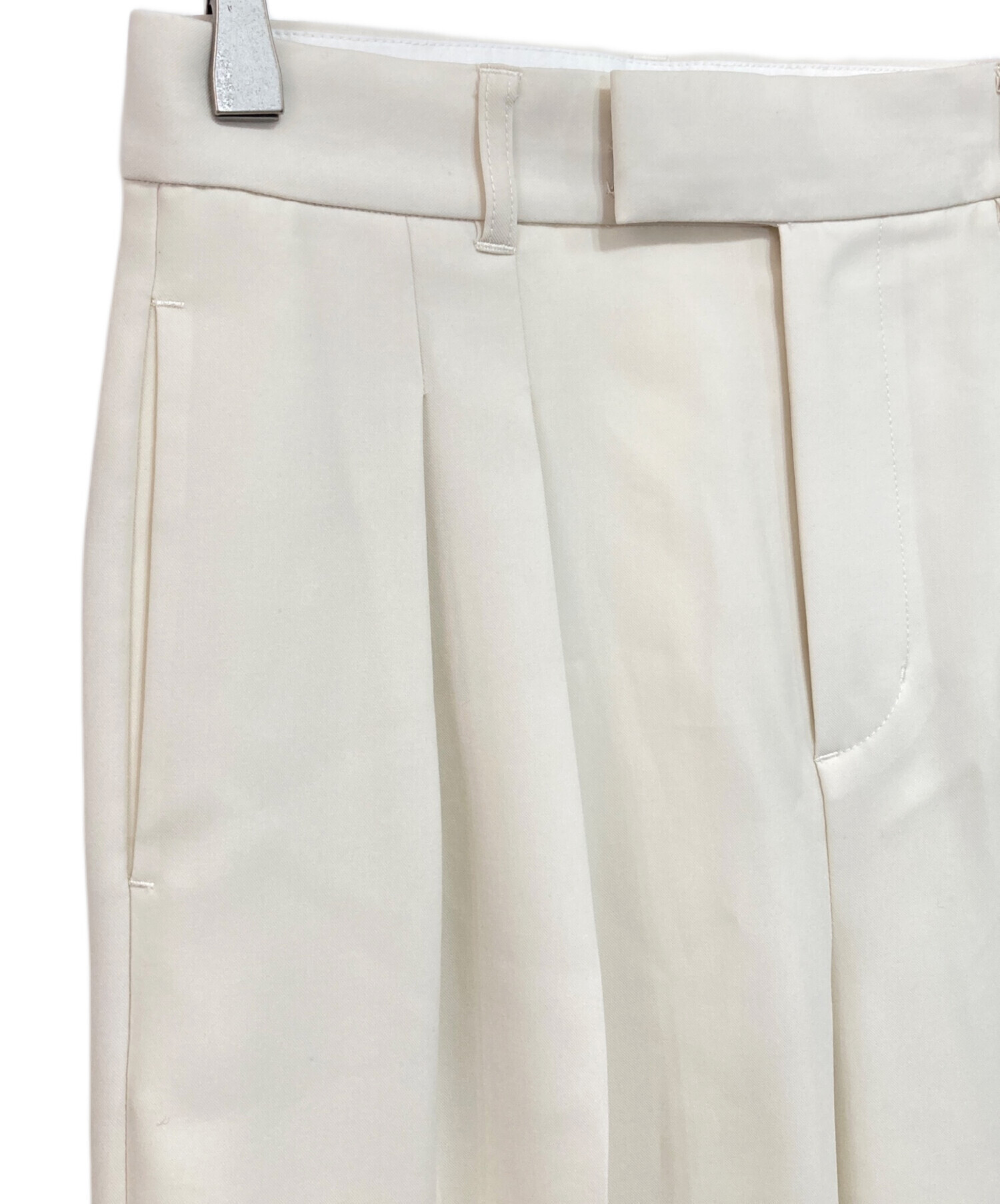 中古・古着通販】anuans (アニュアンス) ツータックワイドパンツ