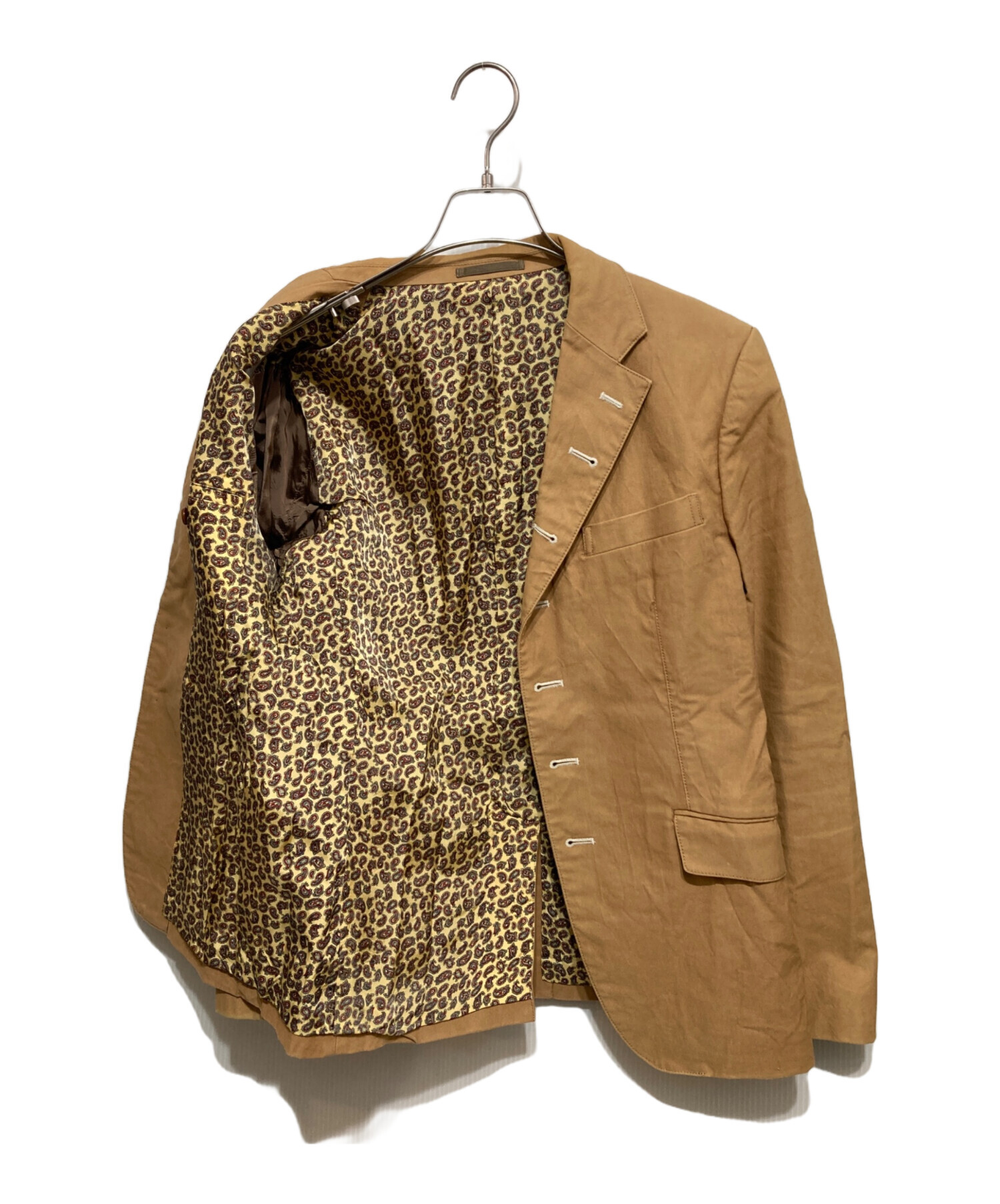 COMME des GARÇONS HOMME テーラードジャケット　ブラウン 中古・古着通販】COMME des GARCONS HOMME (コムデギャルソン オム) 6B