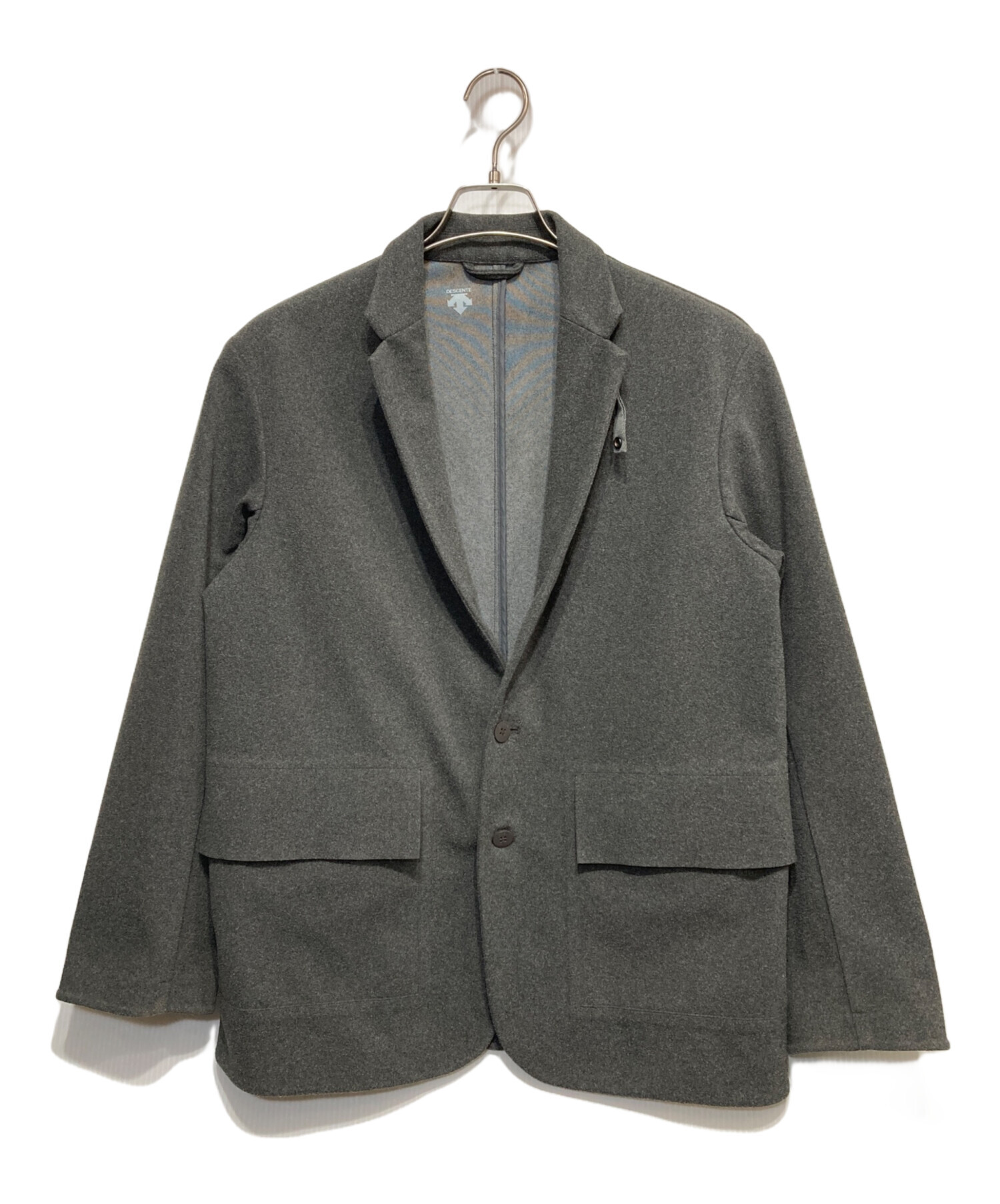 DESCENTE GOLF メンズジャケット M グレー 中古・古着通販】DESCENTE (デサント) MOLE JACKET/ モールジャケット