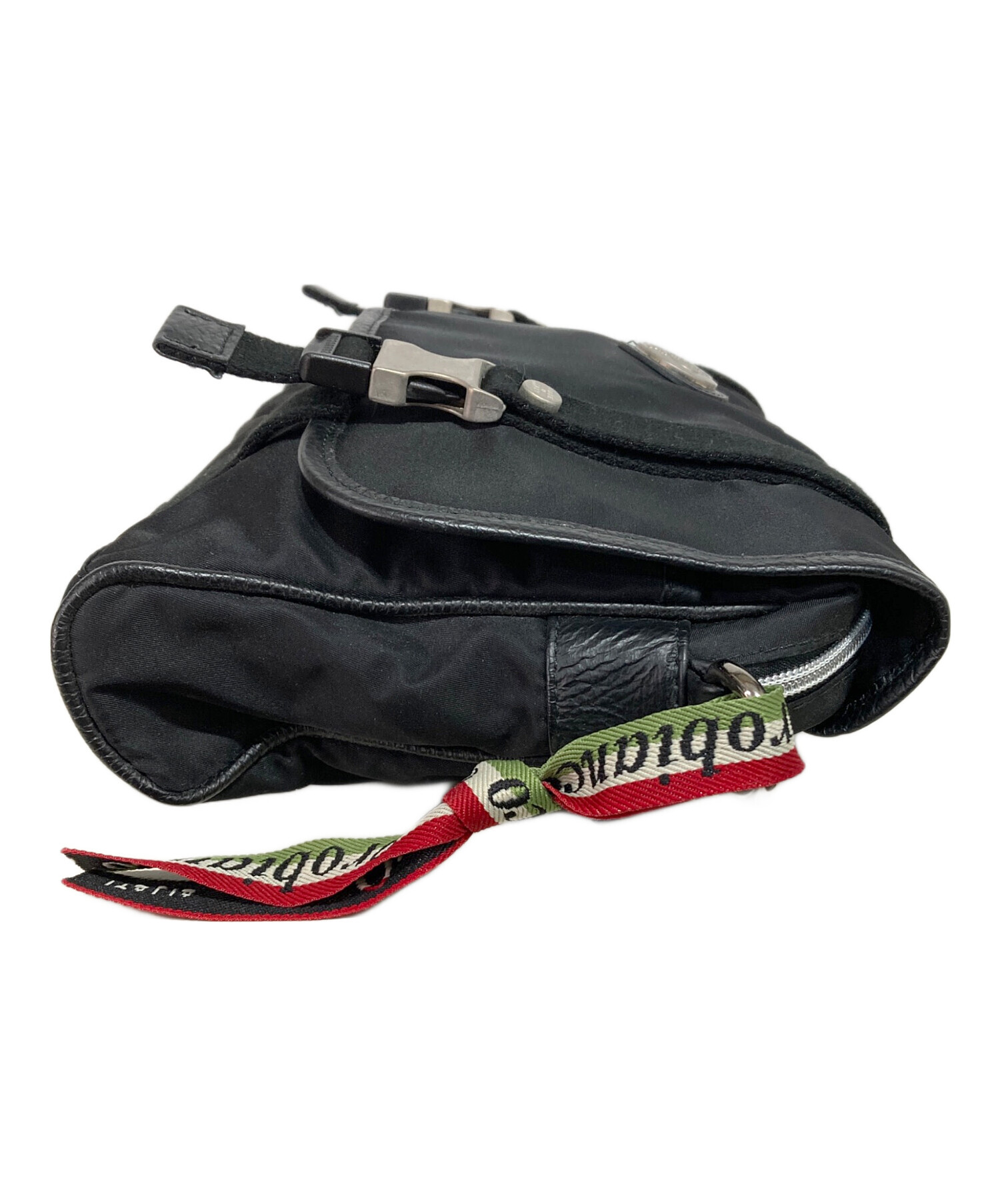 Orobianco オロビアンコ ショルダーバッグ  黒 【古着】【中古】【送料無料】 中古・古着通販】Orobianco (オロビアンコ) ショルダーバッグ ブラック